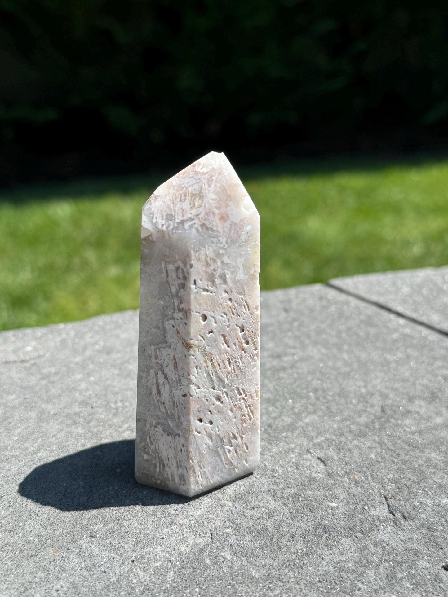 Druzy Pink Amethyst Tower (3.5")