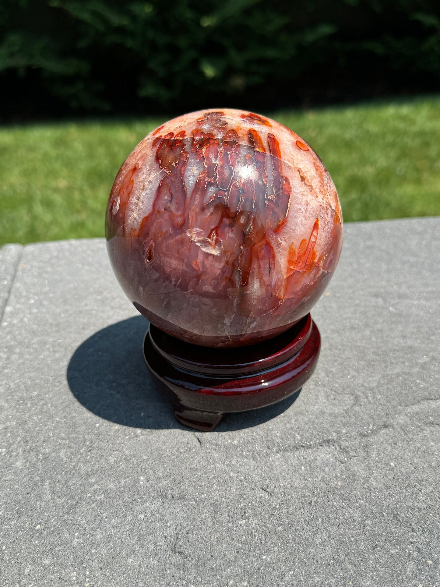 XL Fire Quartz Sphere (101MM)