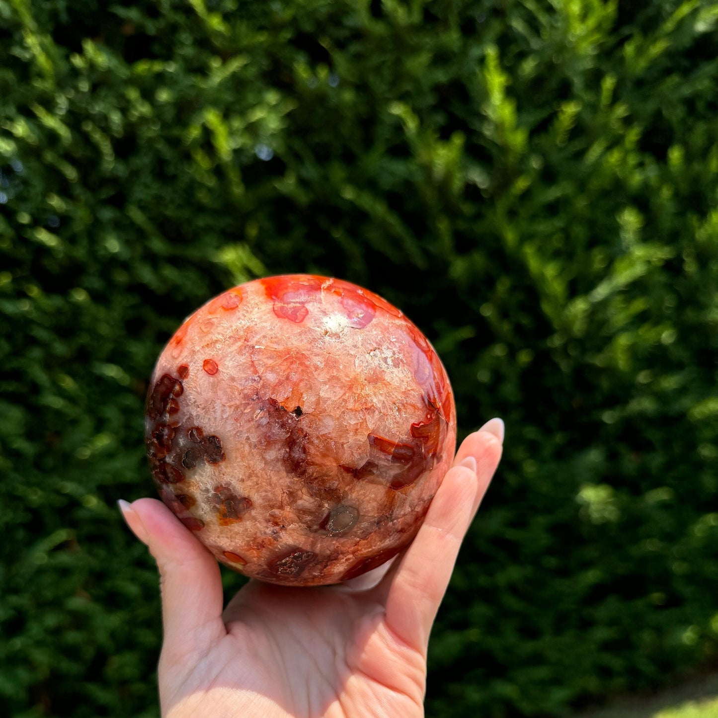 XL Fire Quartz Sphere (101MM)