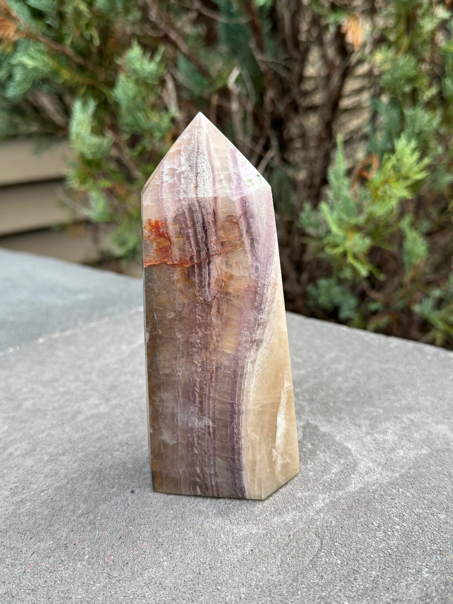 Garden Included Fluorite Tower