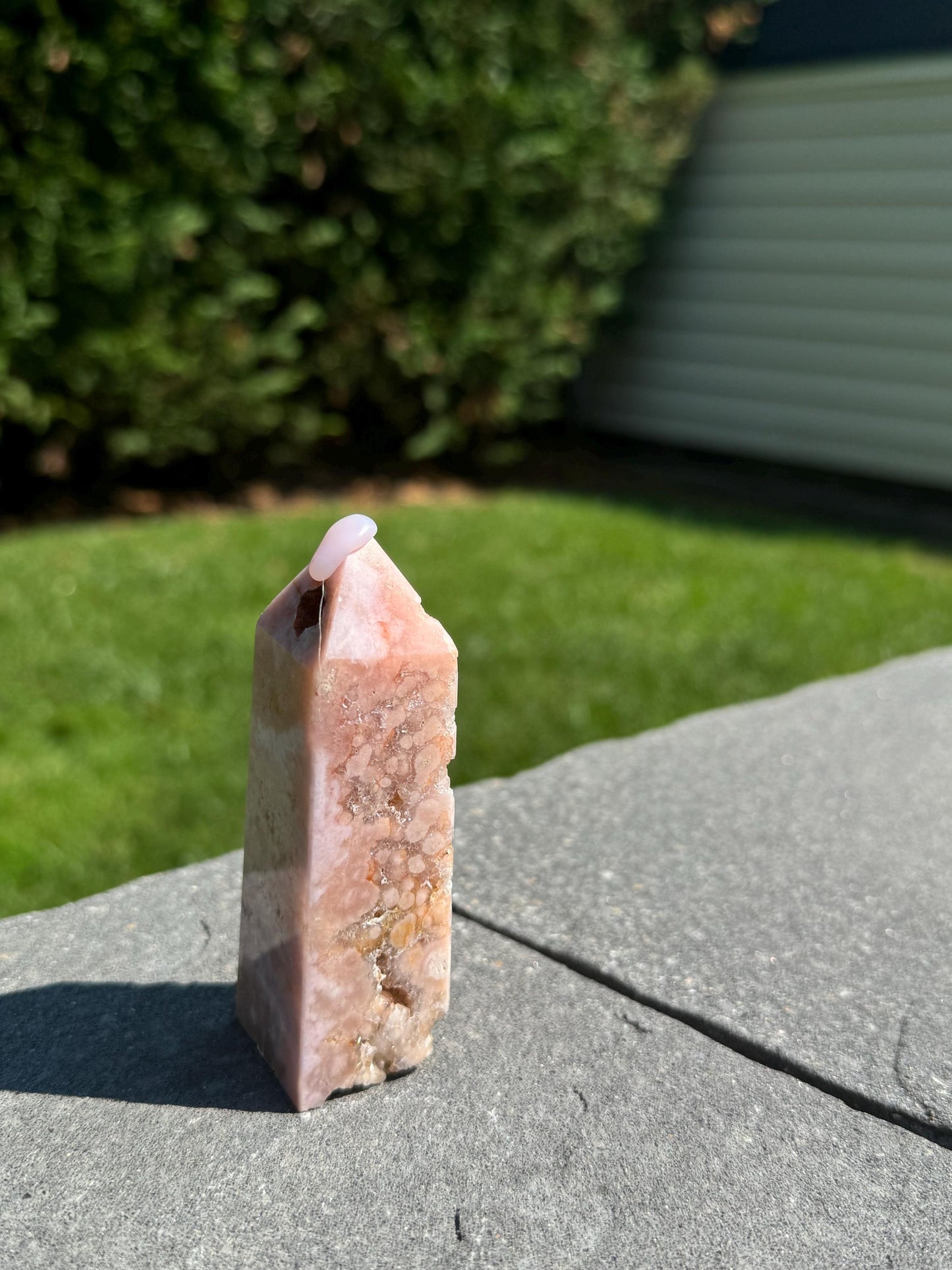 Druzy Pink Amethyst Tower (3.5")