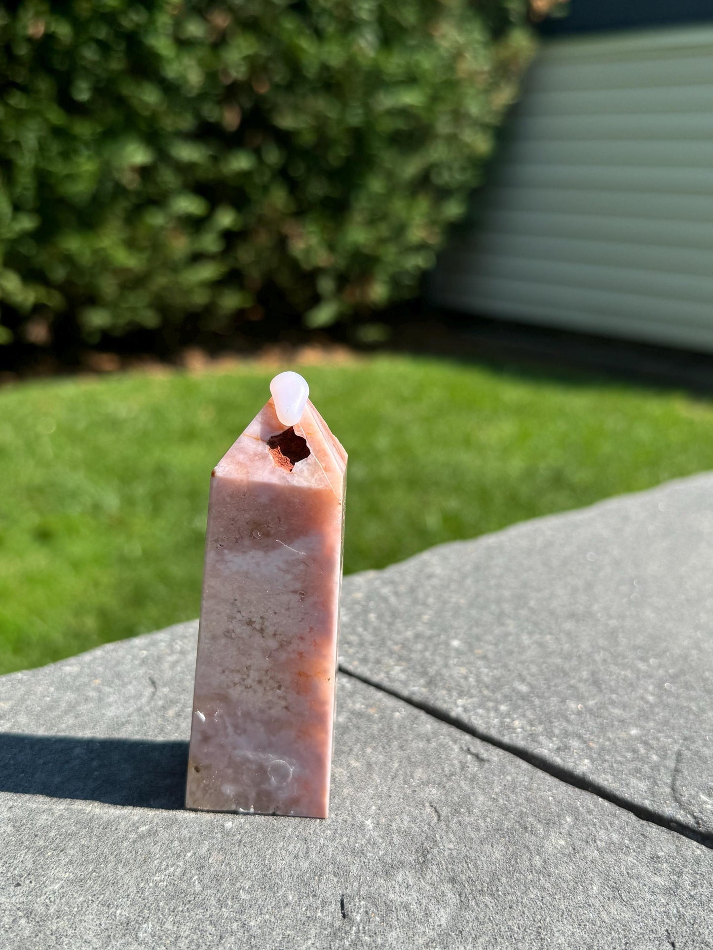 Druzy Pink Amethyst Tower (3.5")