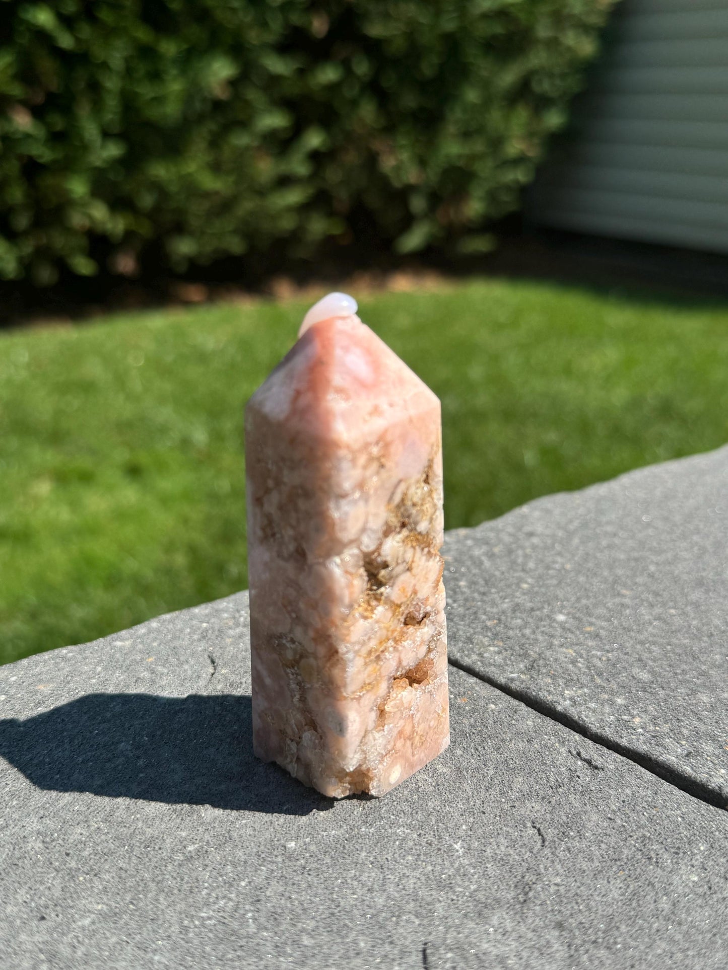 Druzy Pink Amethyst Tower (3.5")