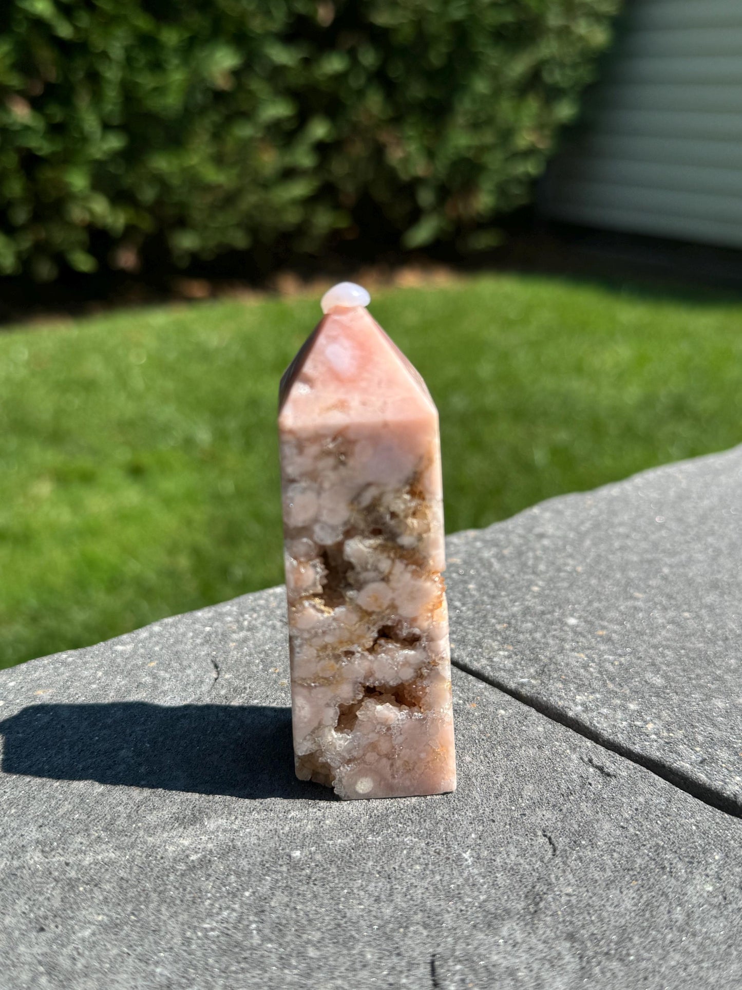 Druzy Pink Amethyst Tower (3.5")