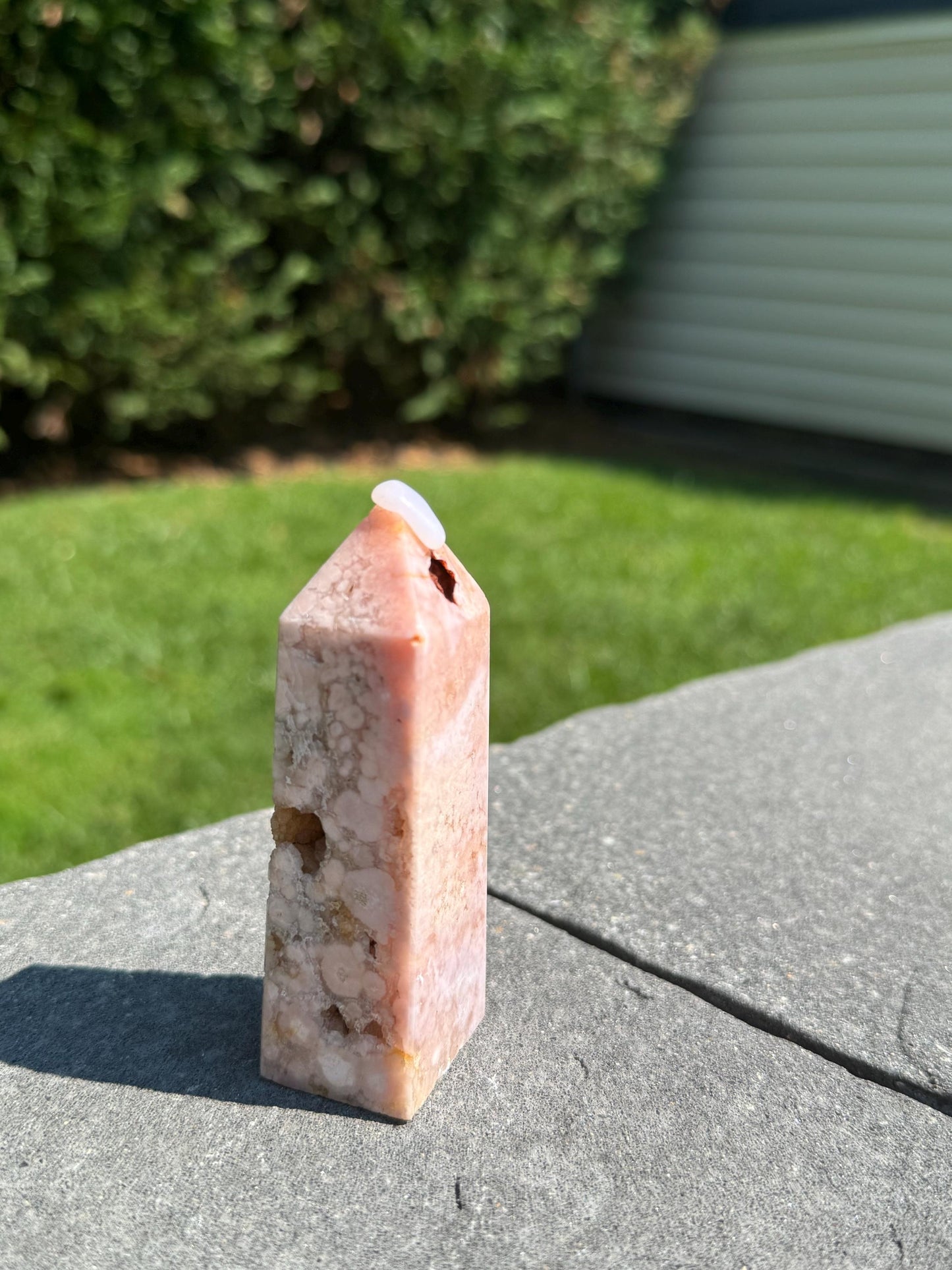 Druzy Pink Amethyst Tower (3.5")