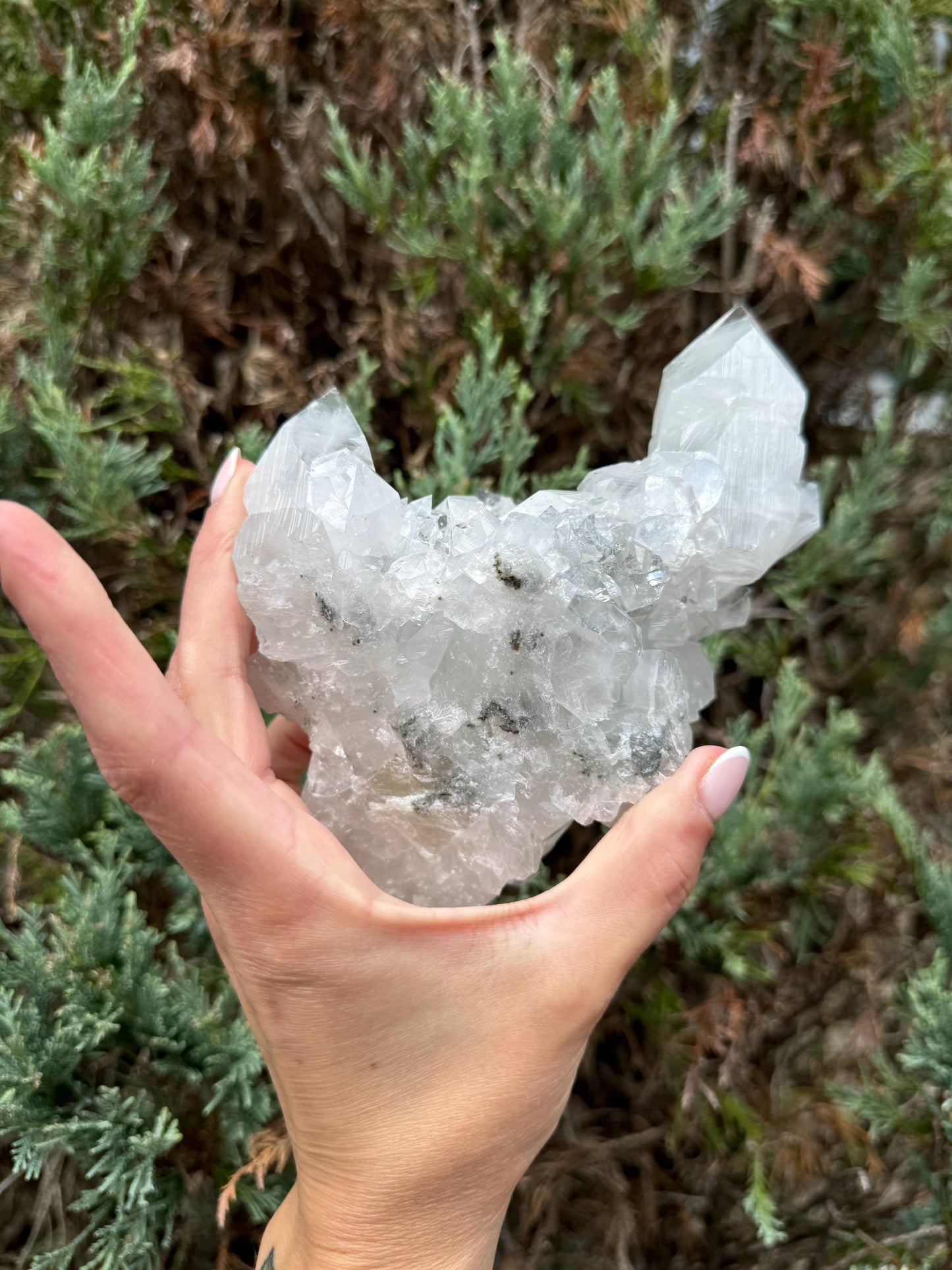 XL Indian Diamond Apophyllite & Pink Stilbite Specimen (1.87lbs)