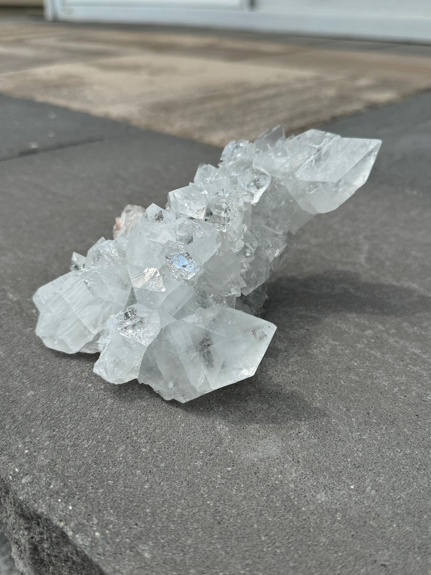 XL Indian Diamond Apophyllite & Pink Stilbite Specimen (1.87lbs)