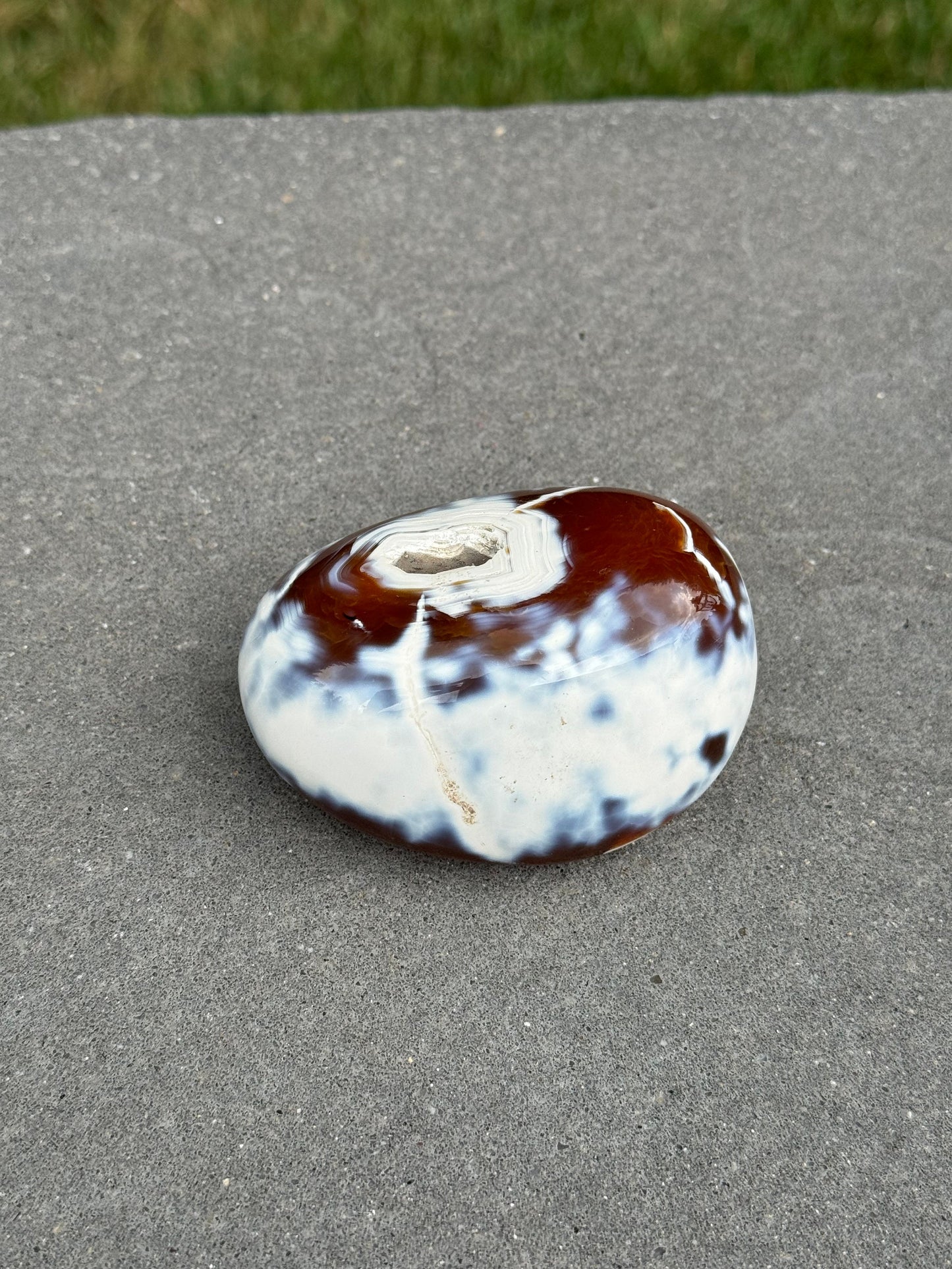 Druzy Orca Agate & Carnelian Freeform