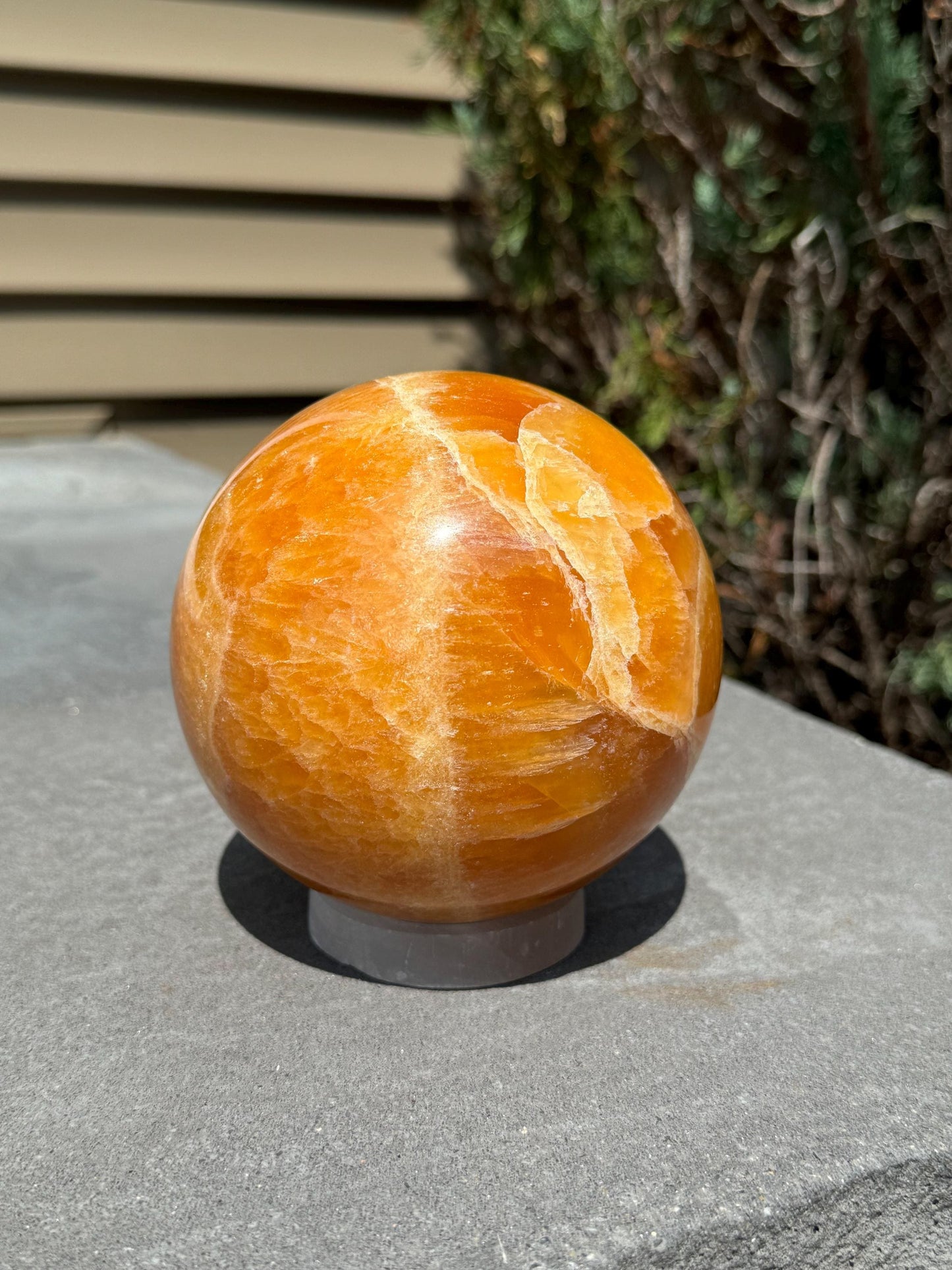 XL Orange Calcite Sphere (112MM)