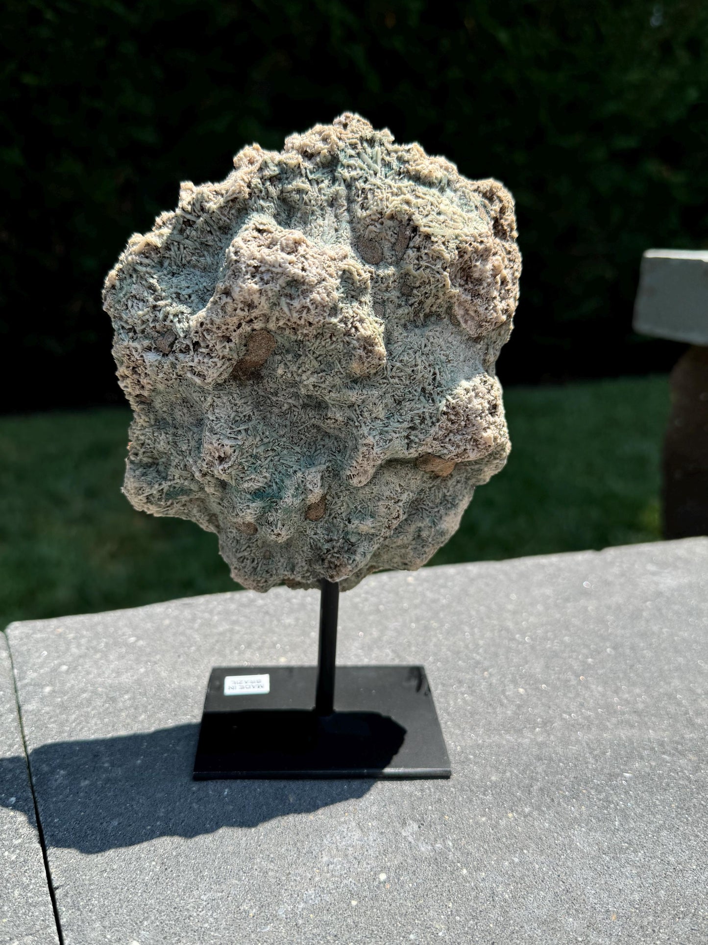 Brazilian Pink Amethyst on Stand