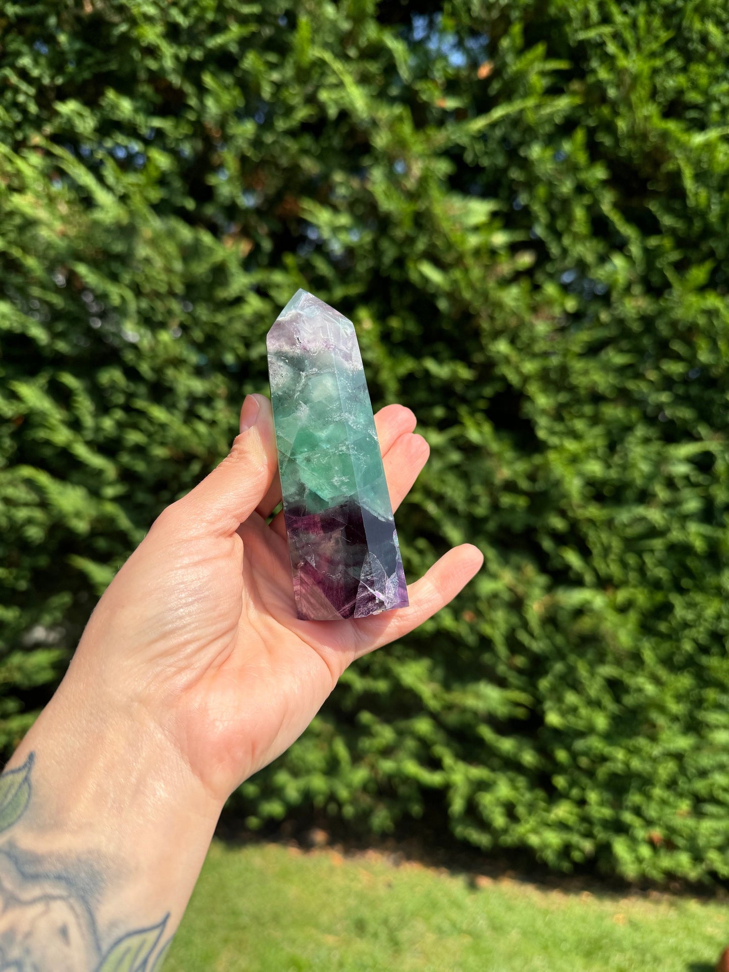Rainbow Fluorite Tower