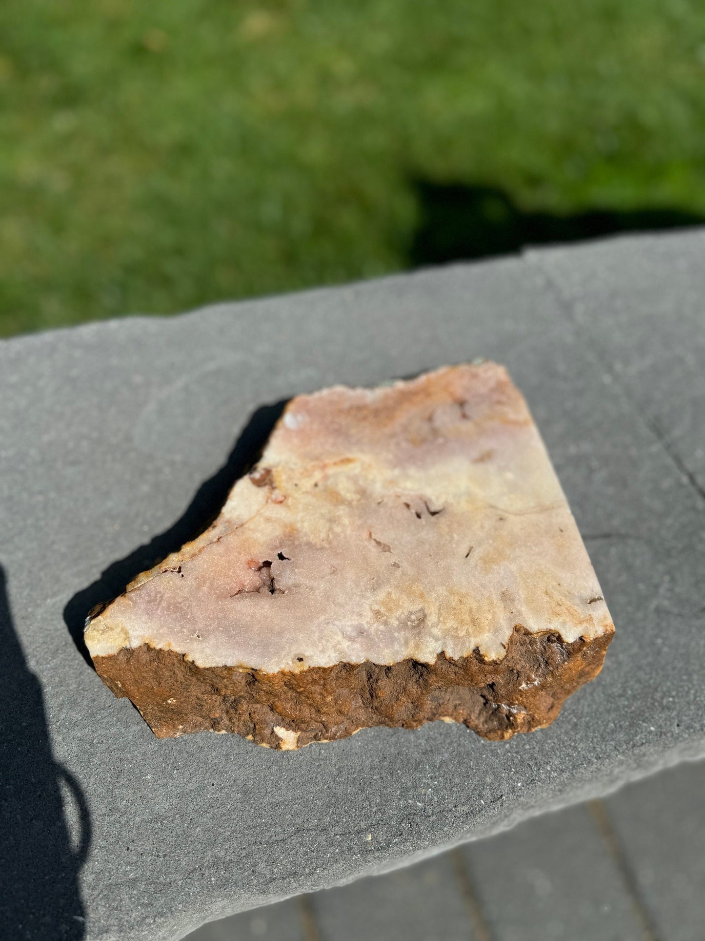 Brazilian Pink Amethyst Slab (5.16lbs)