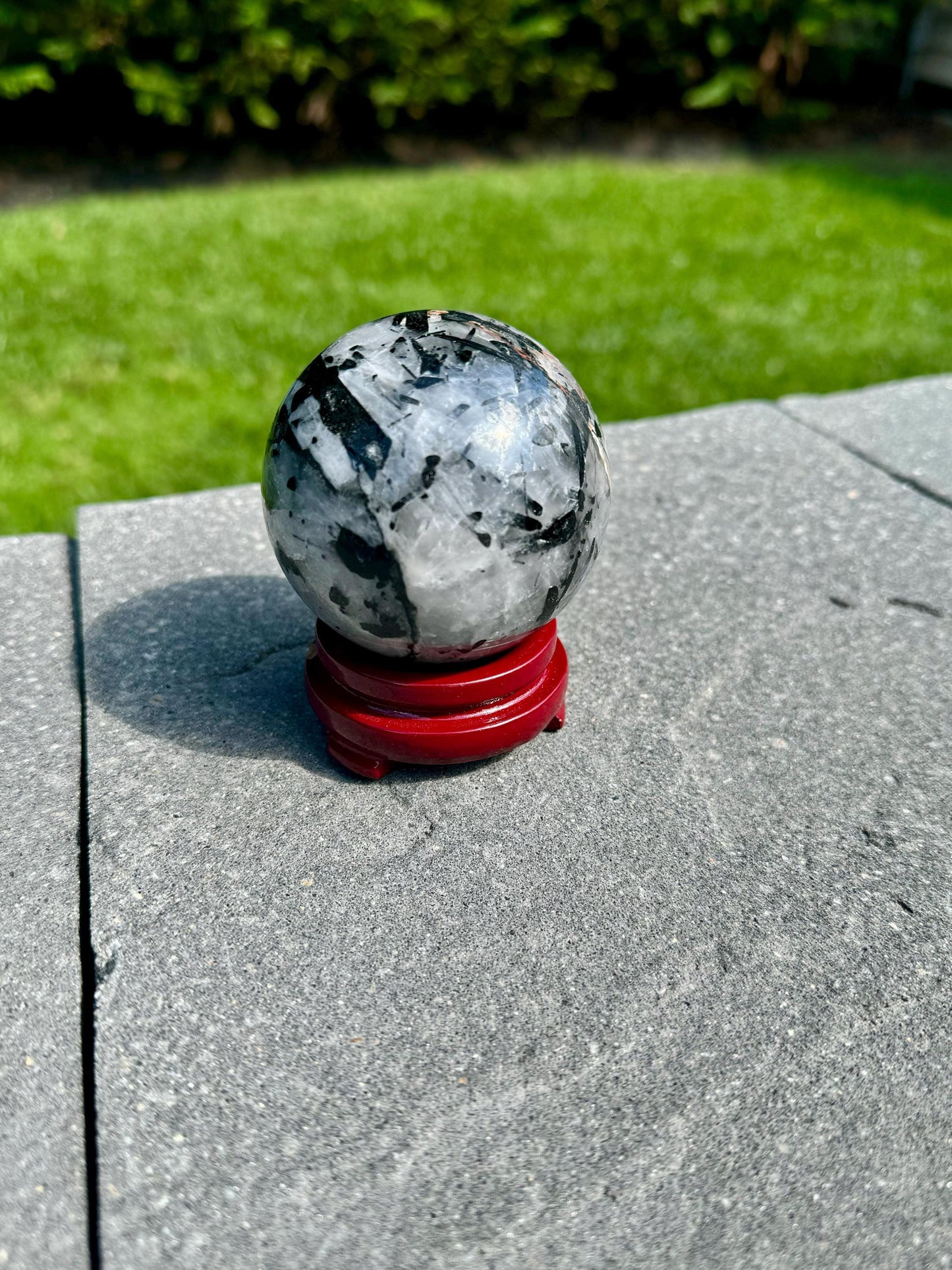 Tourmalated Quartz Sphere (60MM)