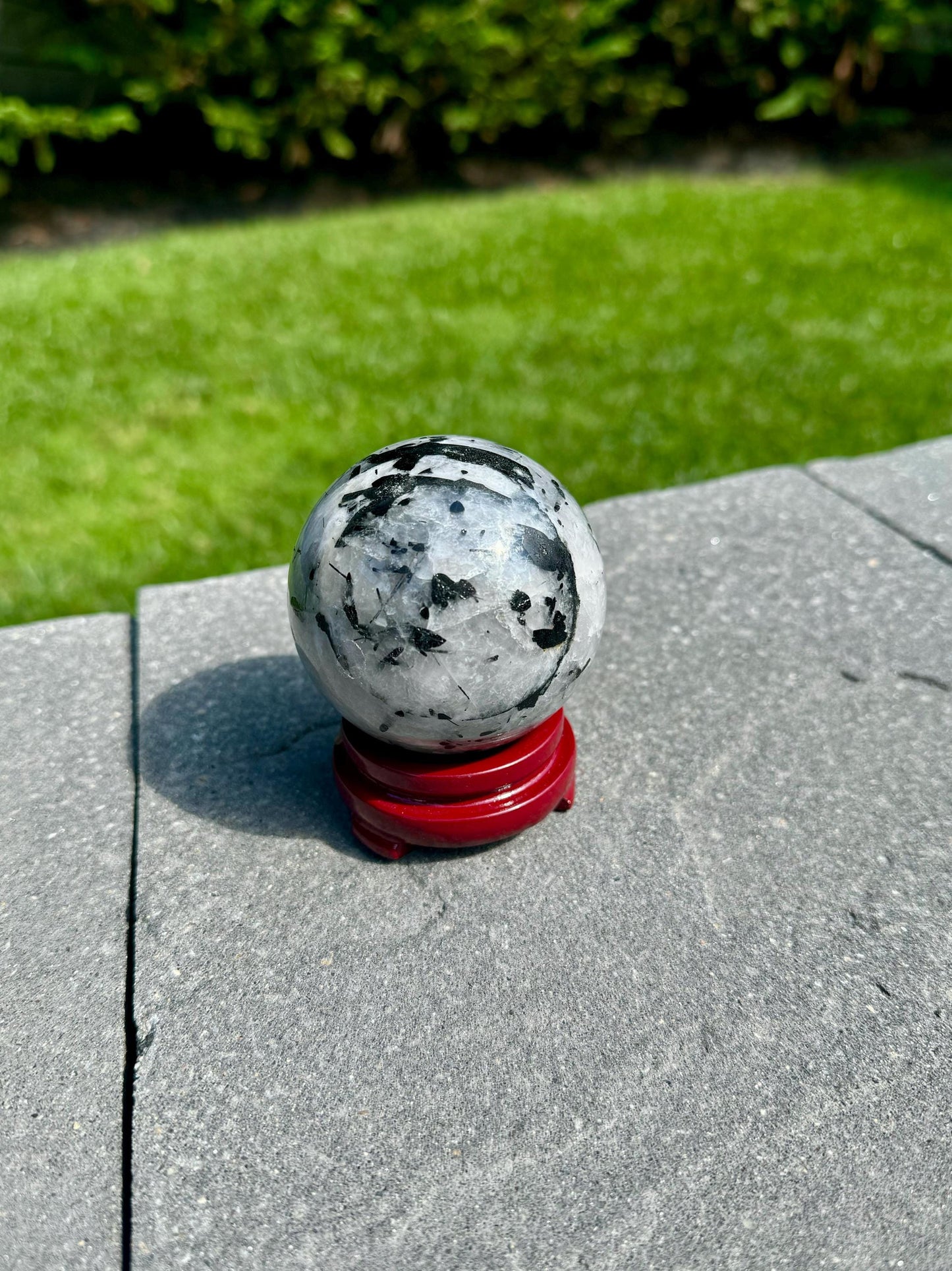 Tourmalated Quartz Sphere (60MM)