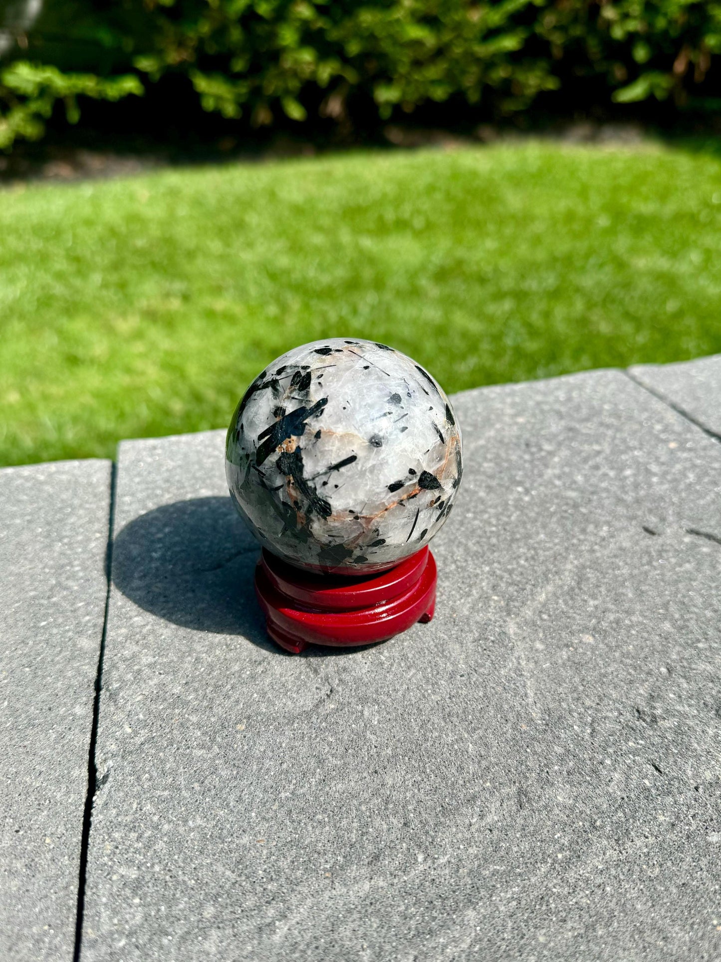 Tourmalated Quartz Sphere (60MM)