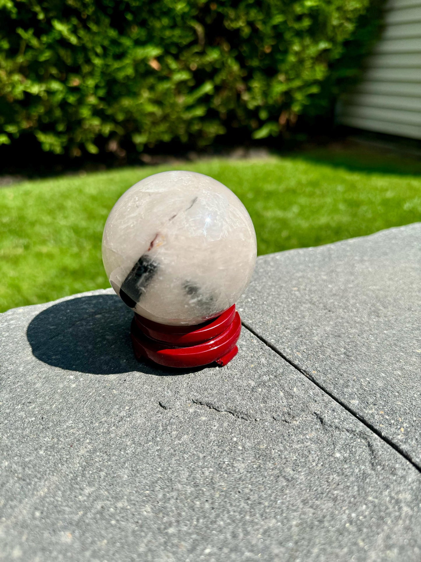 Tourmalated Quartz Sphere (63MM)