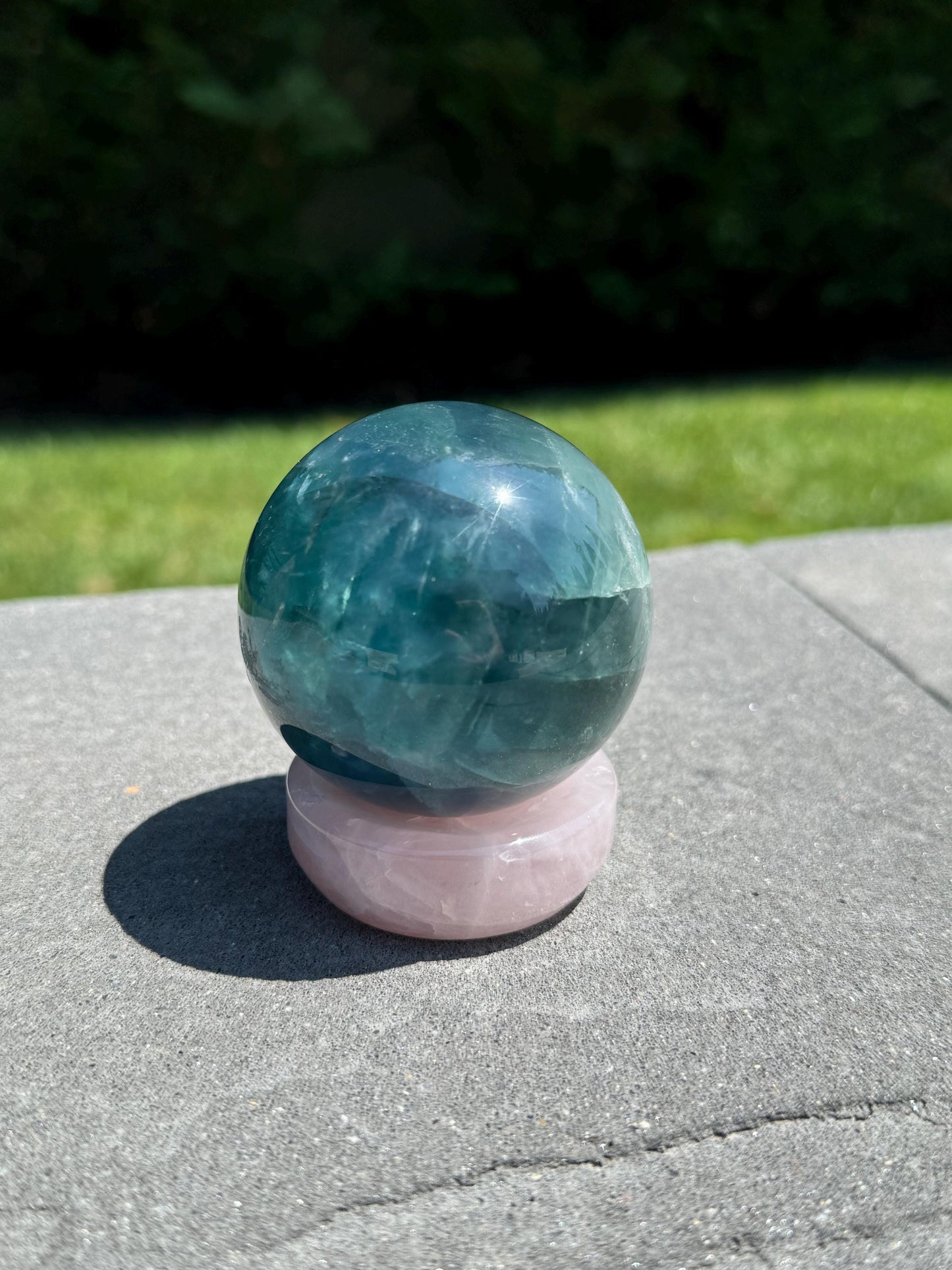 Blue Fluorite Sphere (63MM)