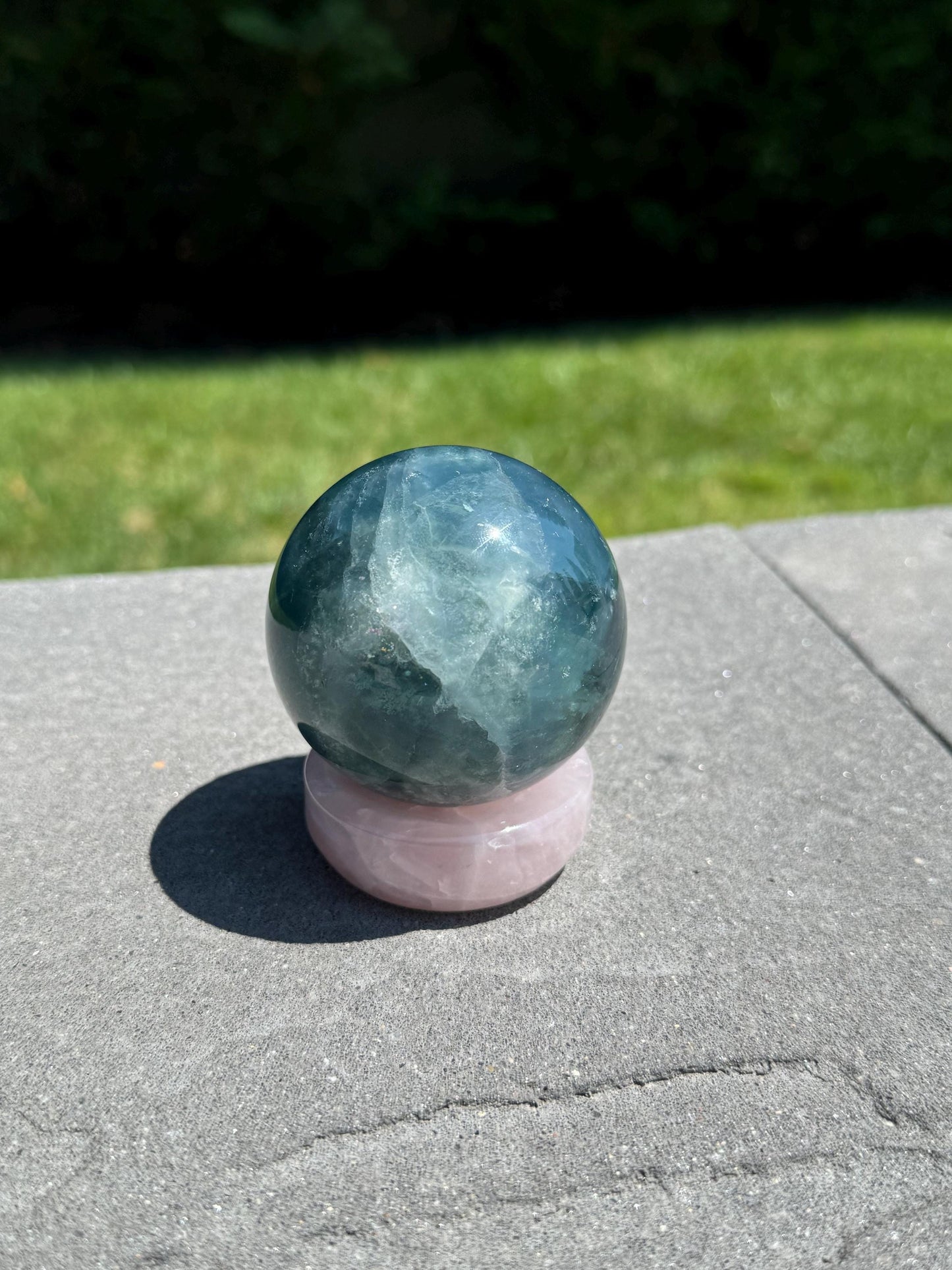 Blue Fluorite Sphere (63MM)