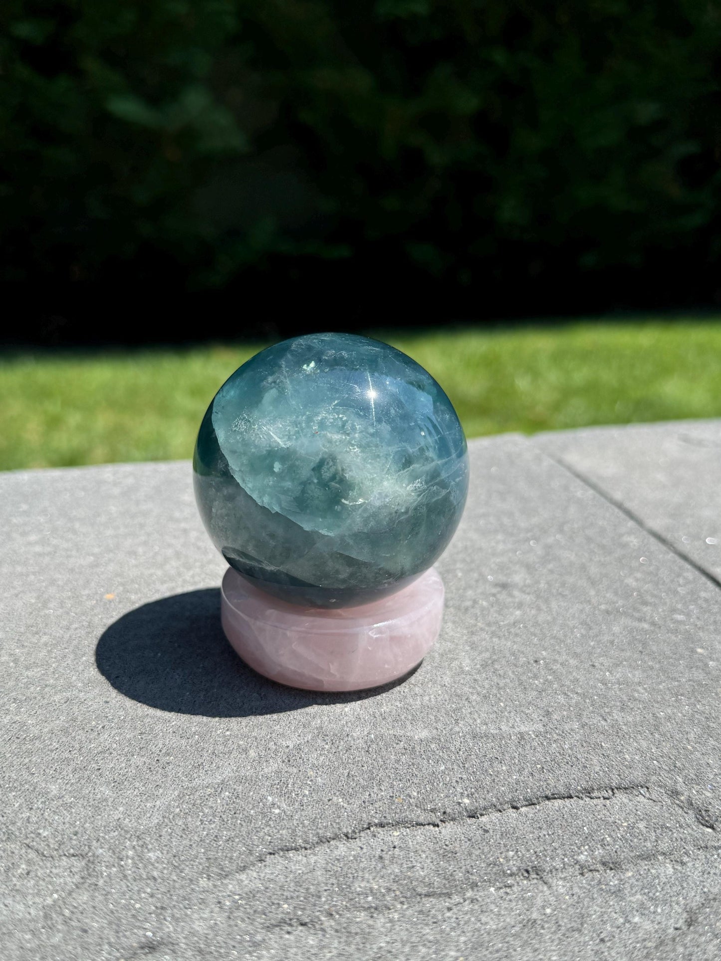 Blue Fluorite Sphere (63MM)