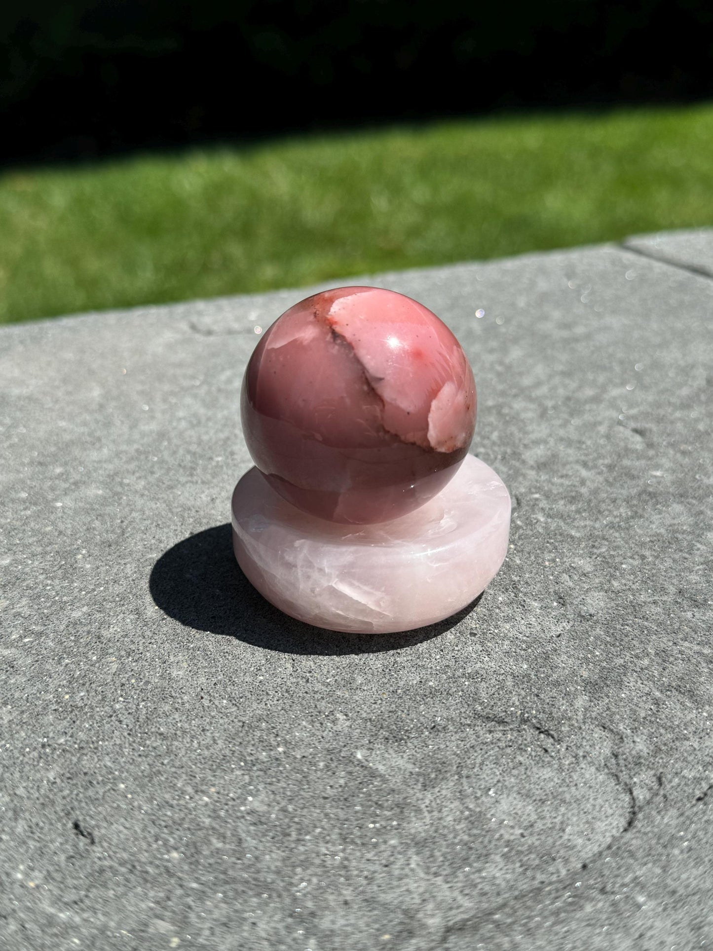 Guava Quartz Sphere (43MM)