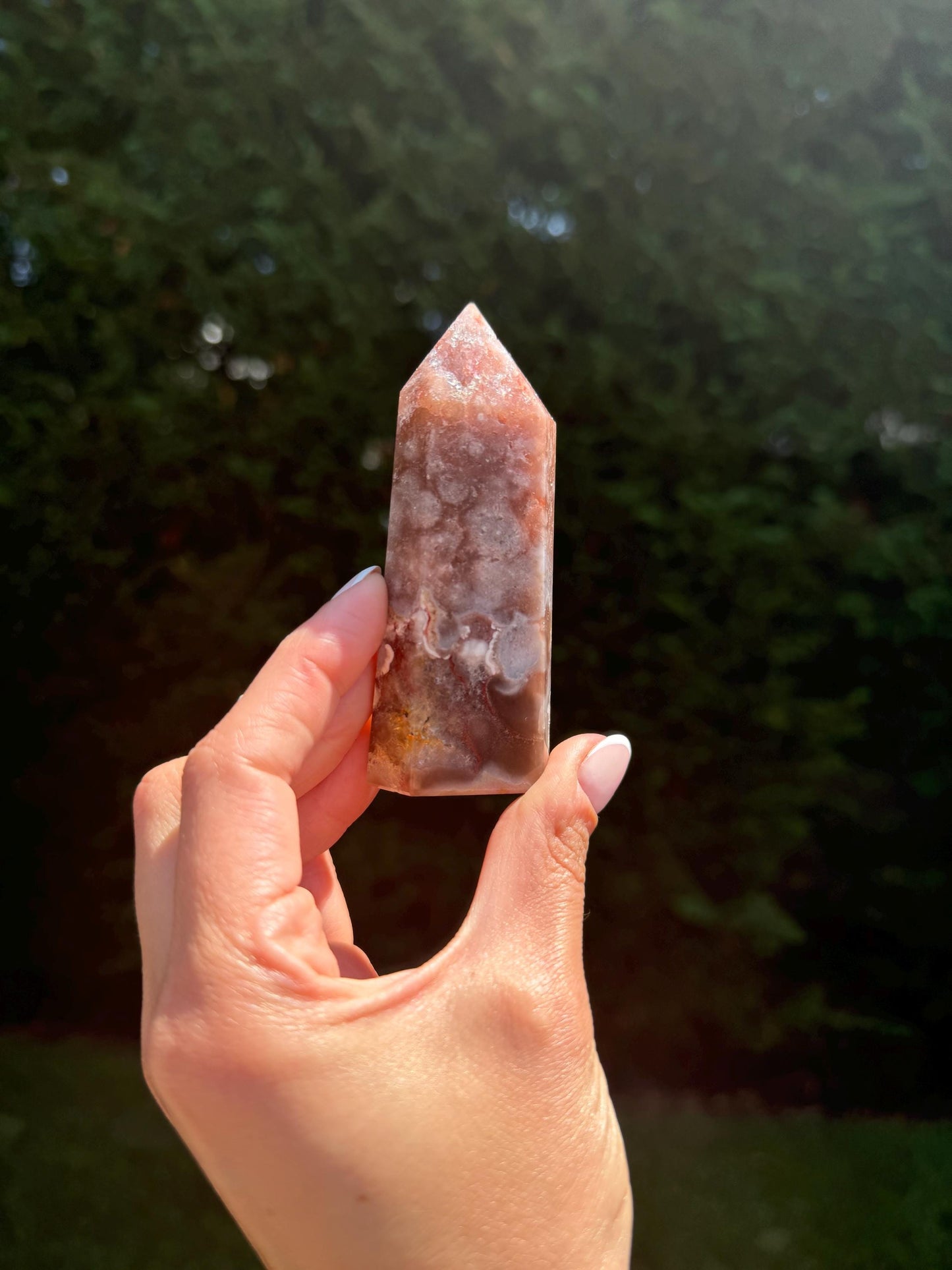Druzy Pink Amethyst Tower (3.4")