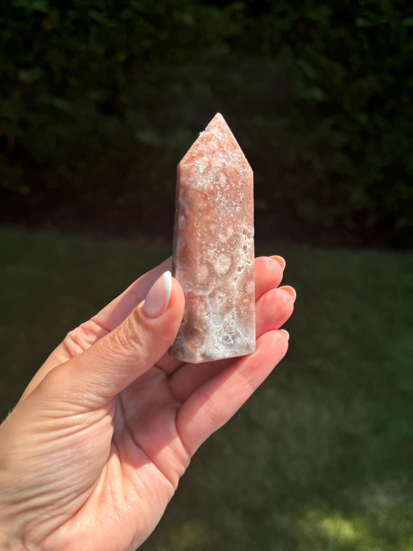 Druzy Pink Amethyst Tower (3.4")