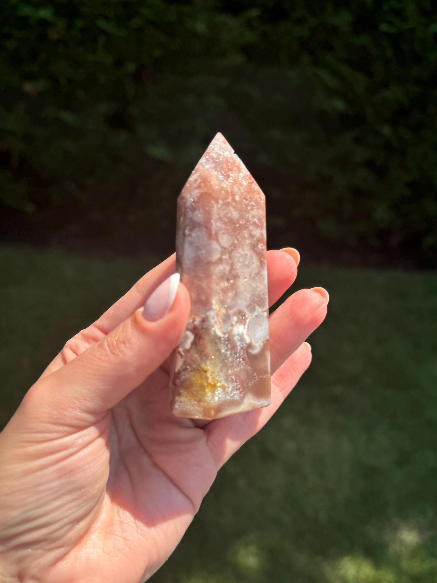 Druzy Pink Amethyst Tower (3.4")