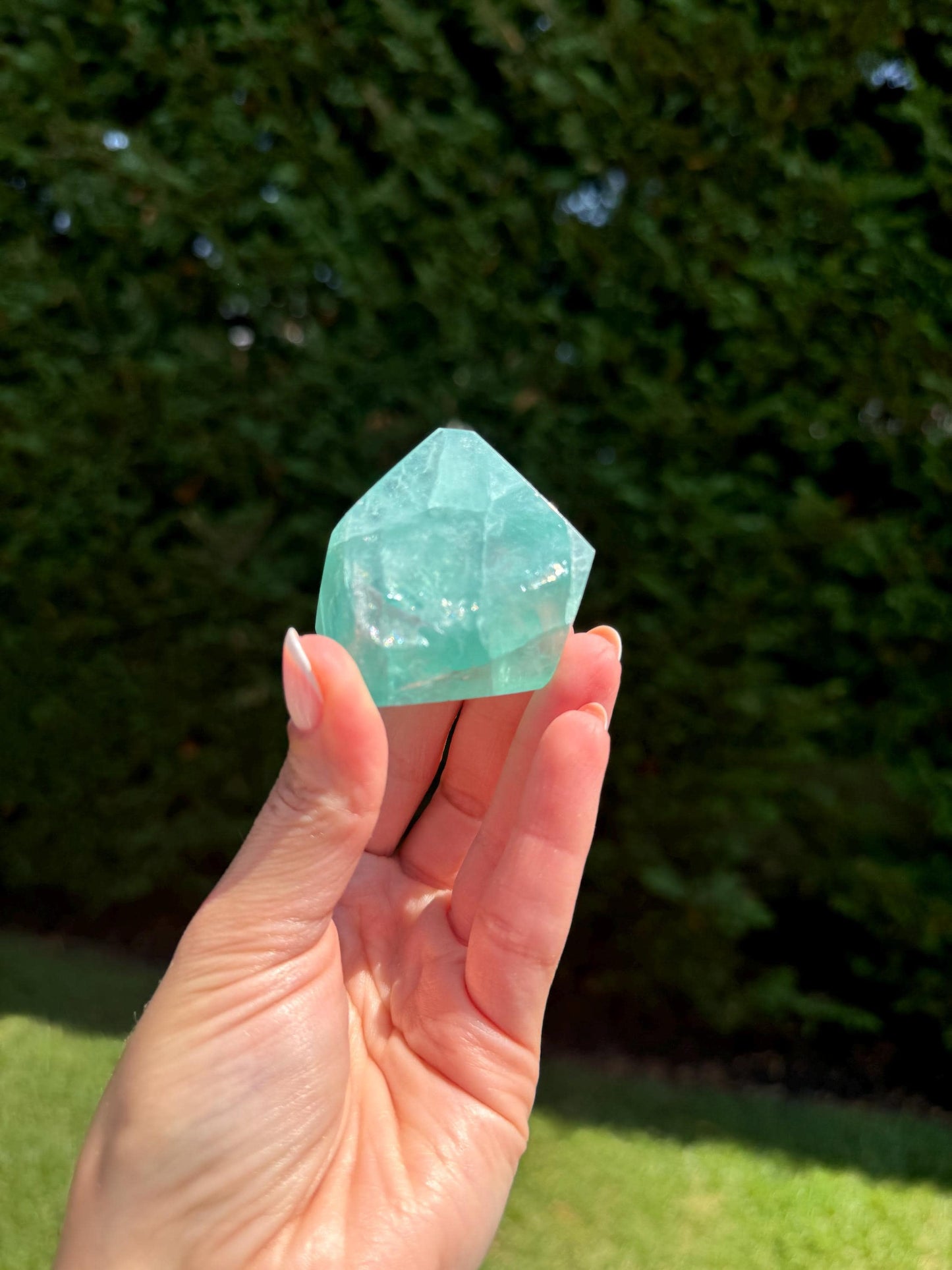 Baja Blast Green Fluorite Gusher Freeform