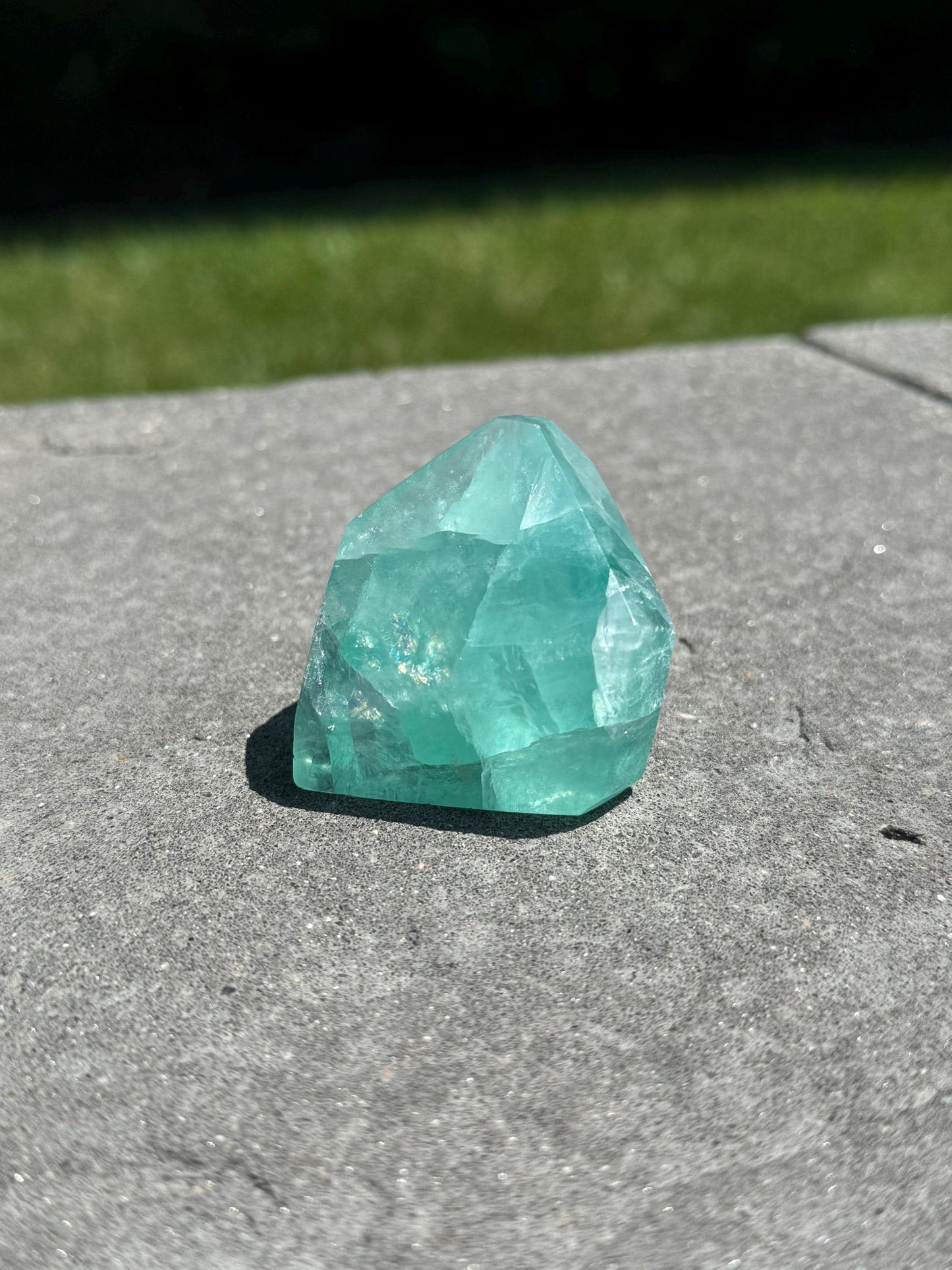 Baja Blast Green Fluorite Gusher Freeform