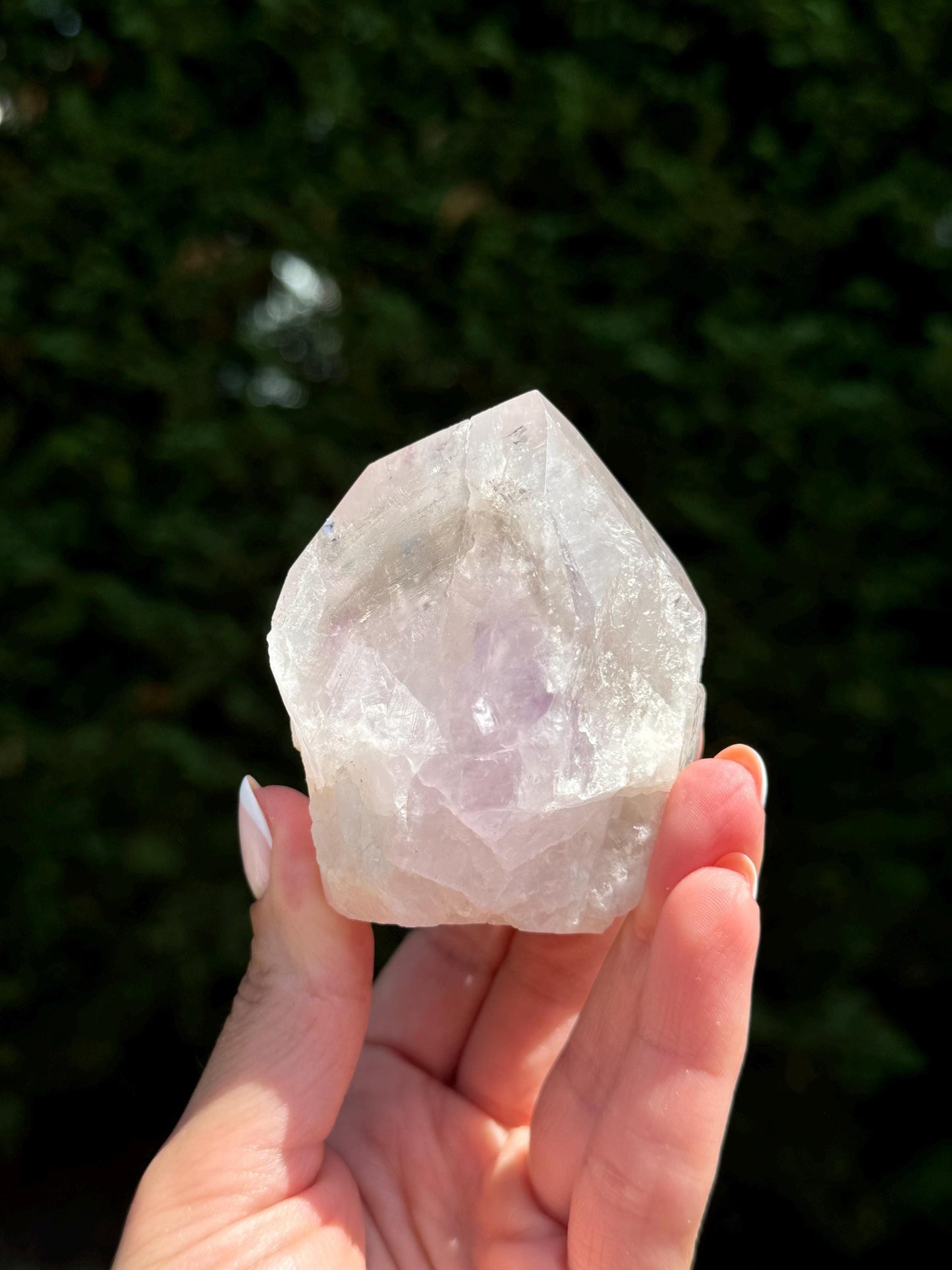 Brazilian Phantom Amethyst Polished Point