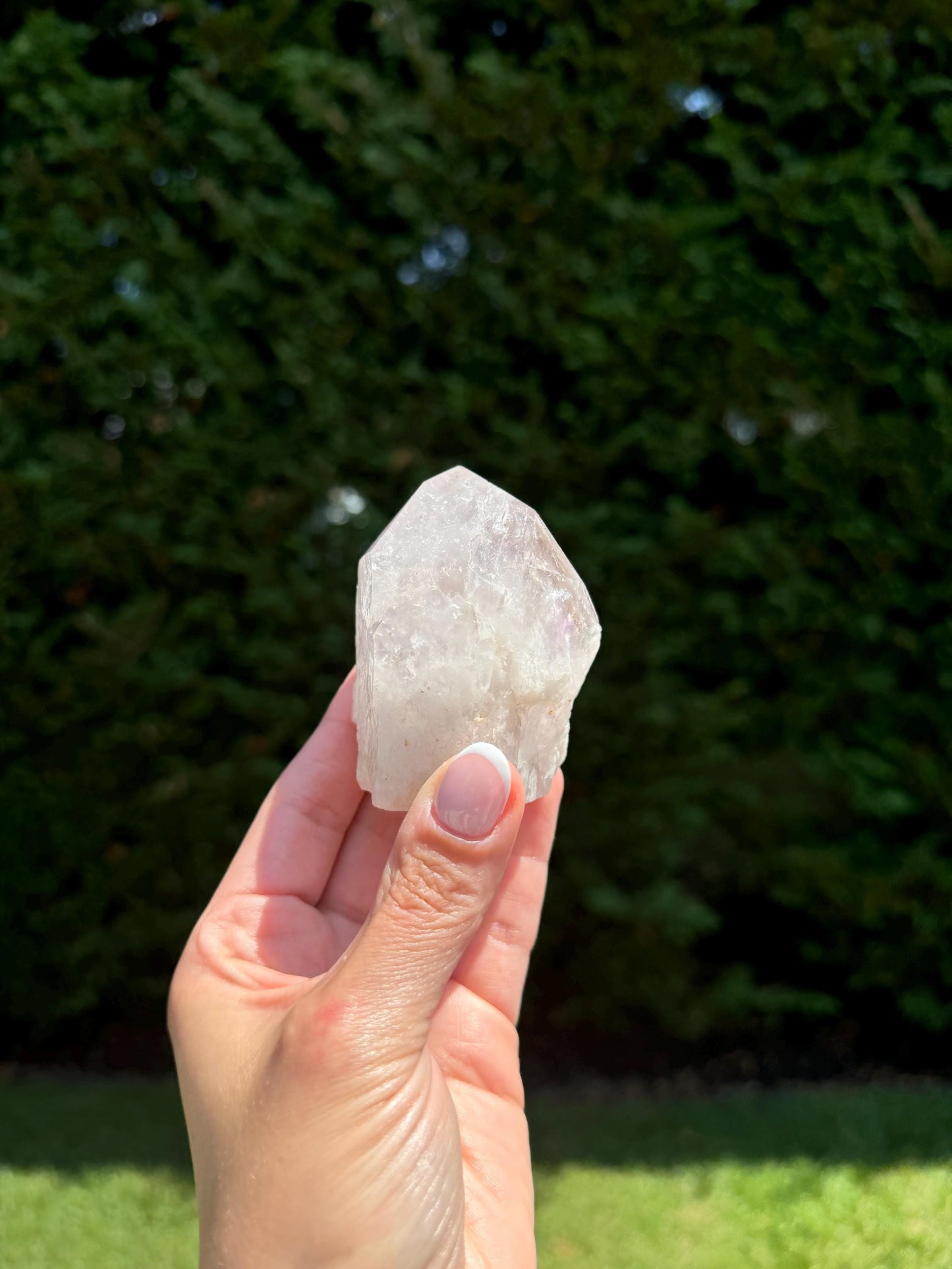 Brazilian Phantom Amethyst Polished Point