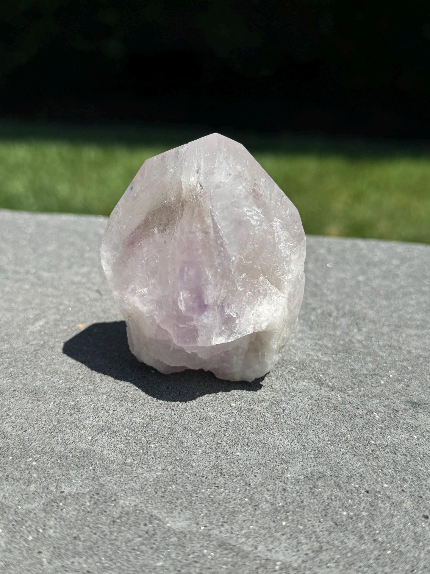 Brazilian Phantom Amethyst Polished Point