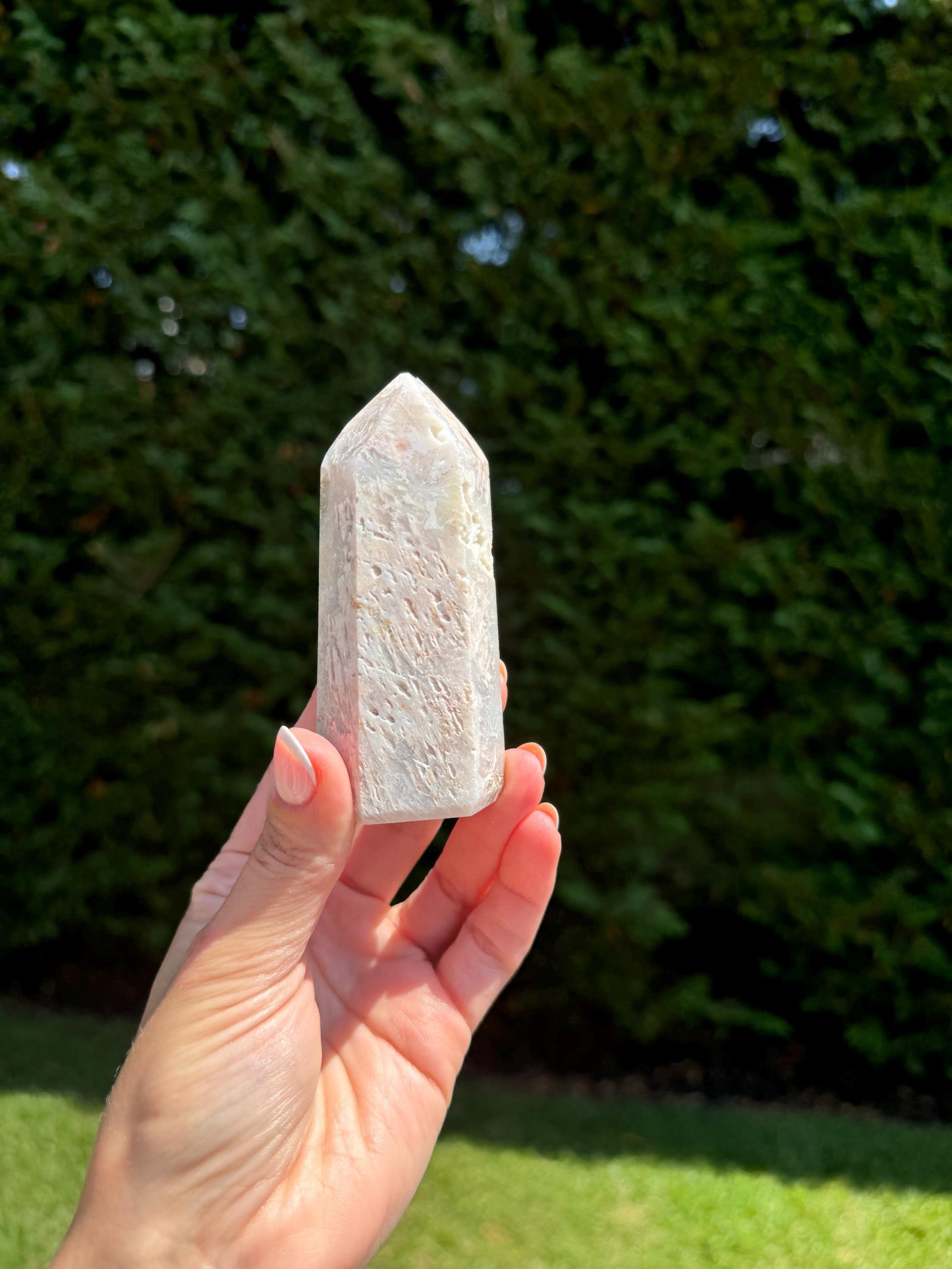 Druzy Pink Amethyst Tower (3.5")