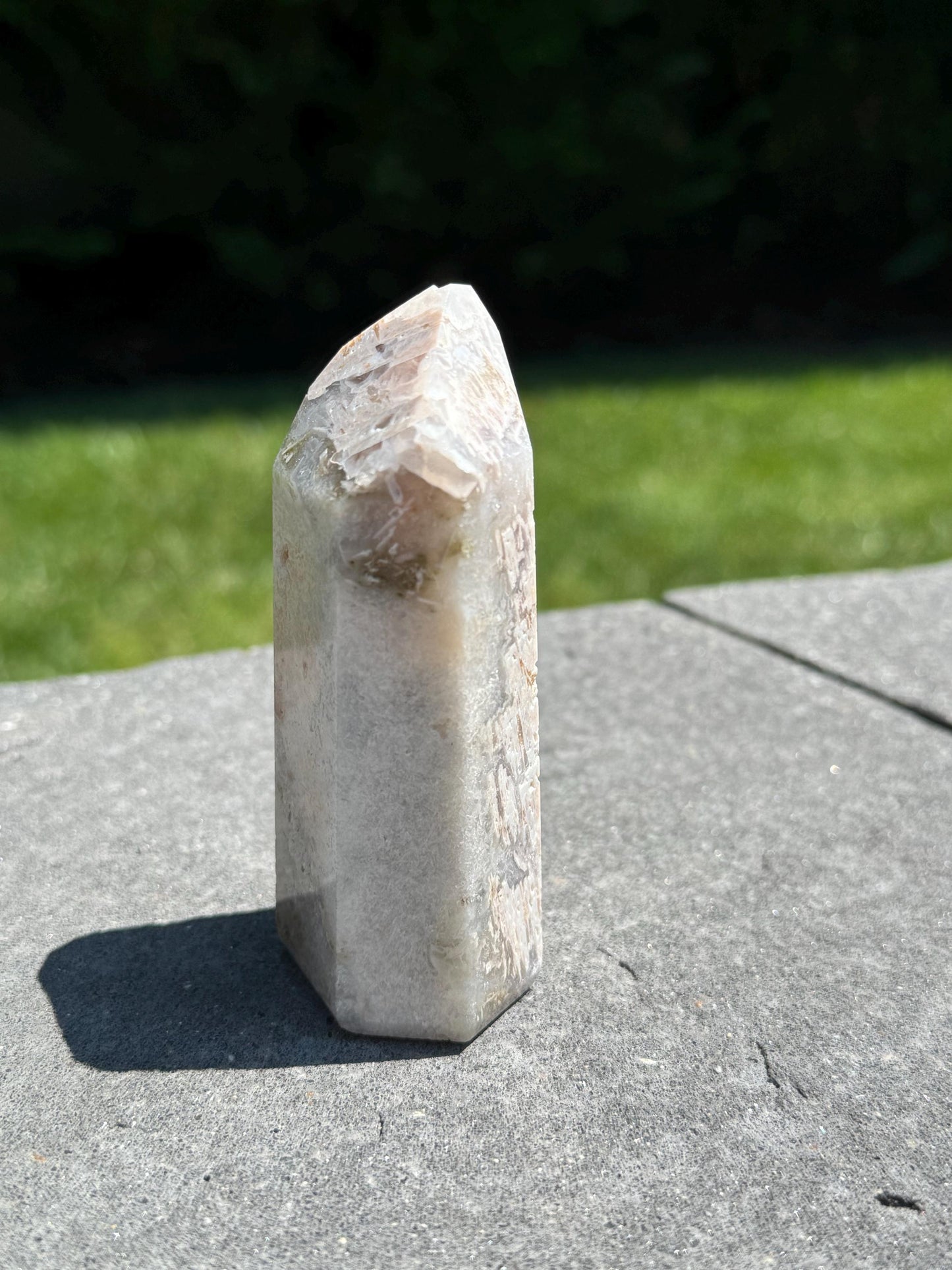 Druzy Pink Amethyst Tower (3.5")