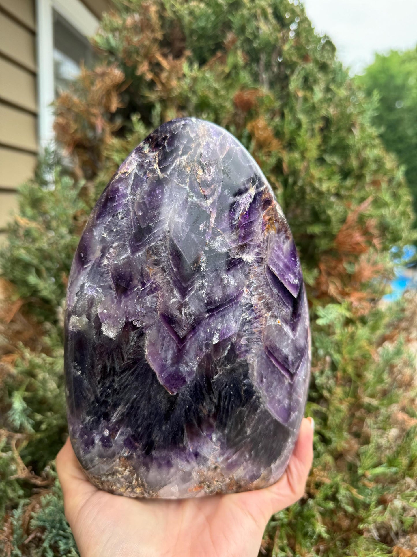 XL Chevron Amethyst Freeform (7lbs.)