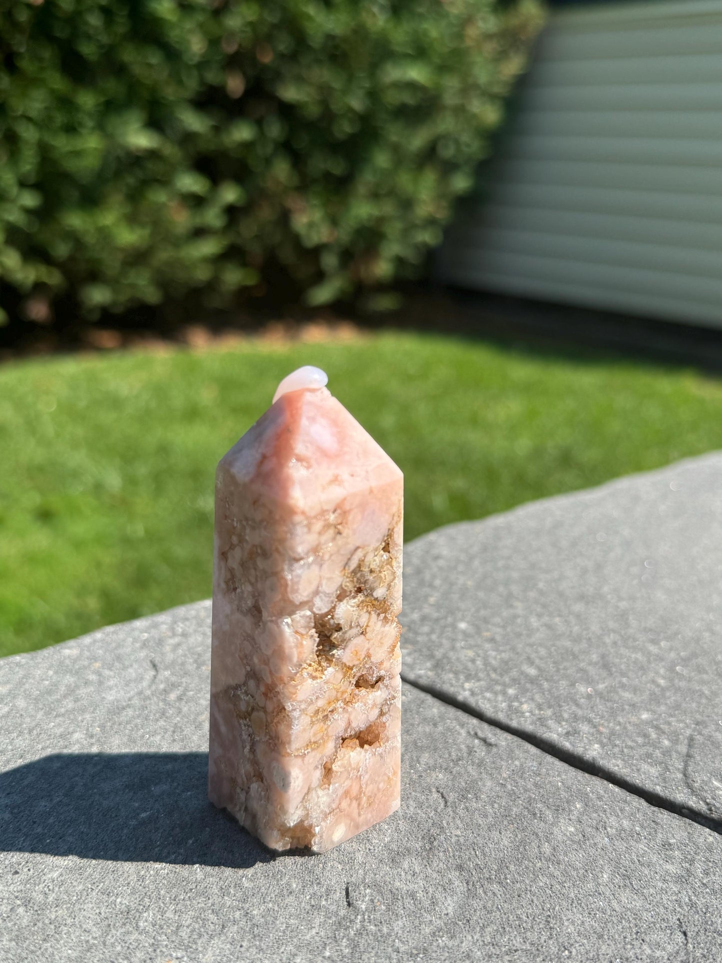Druzy Pink Amethyst Tower (3.5")
