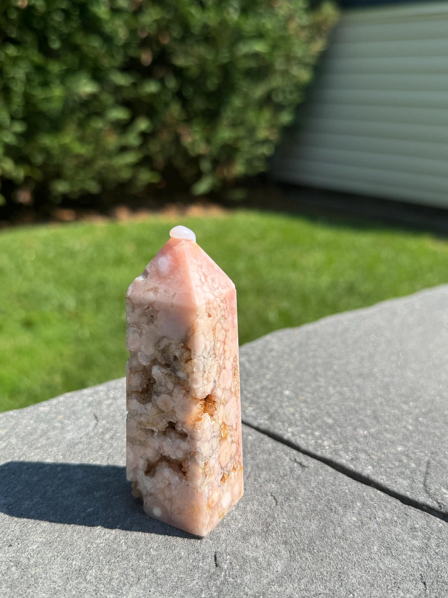 Druzy Pink Amethyst Tower (3.5")
