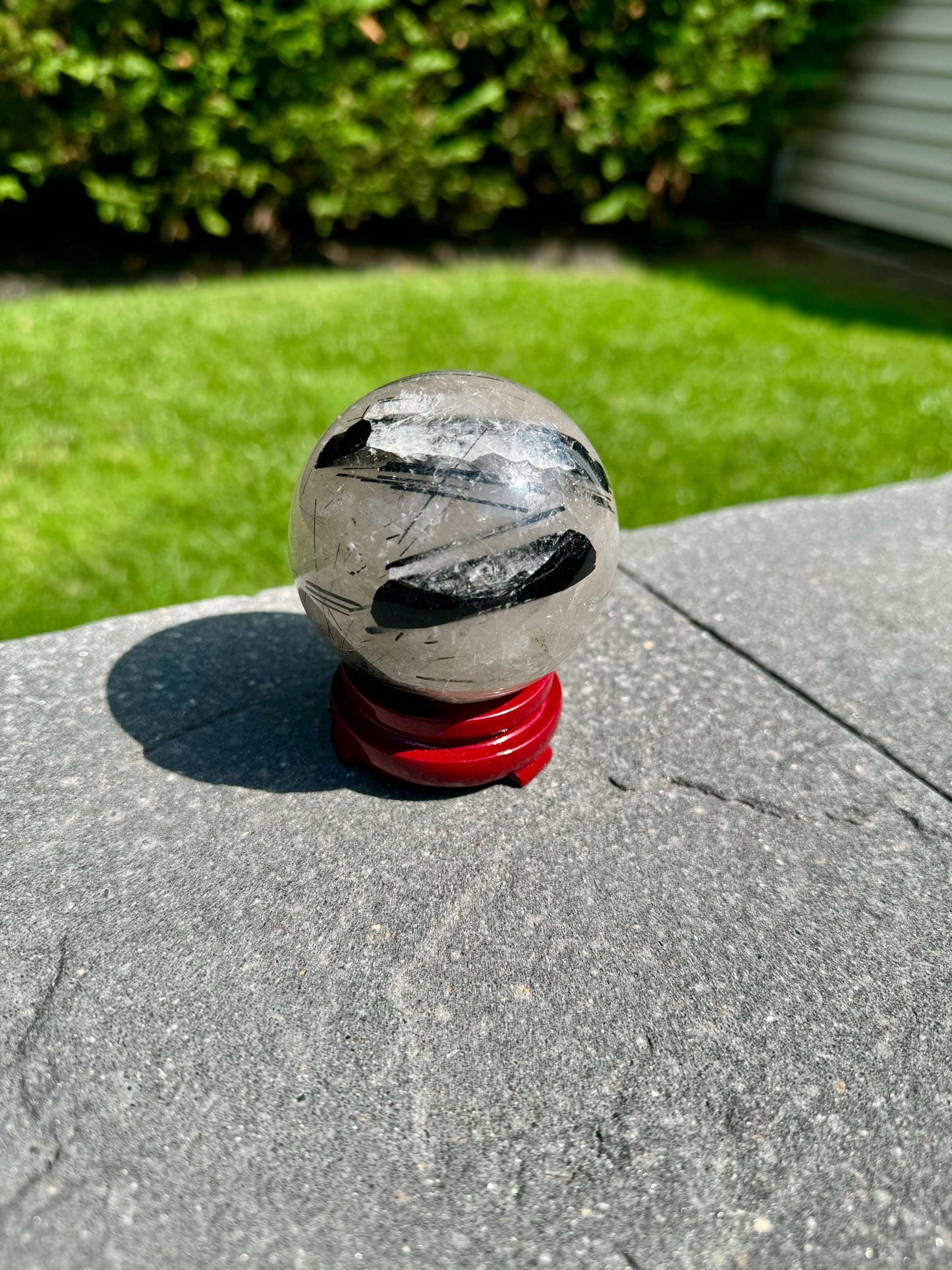 Tourmalated Quartz Sphere (63MM)