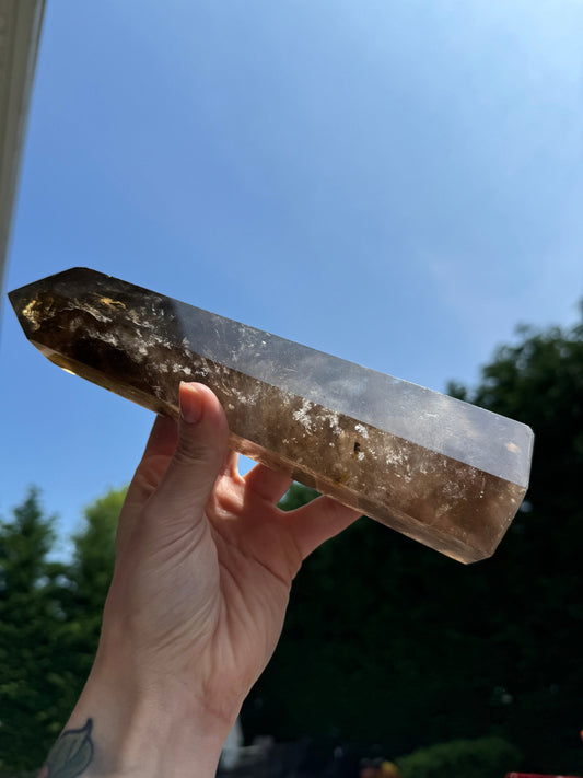 XL Smoky Quartz Tower (2.5lbs)