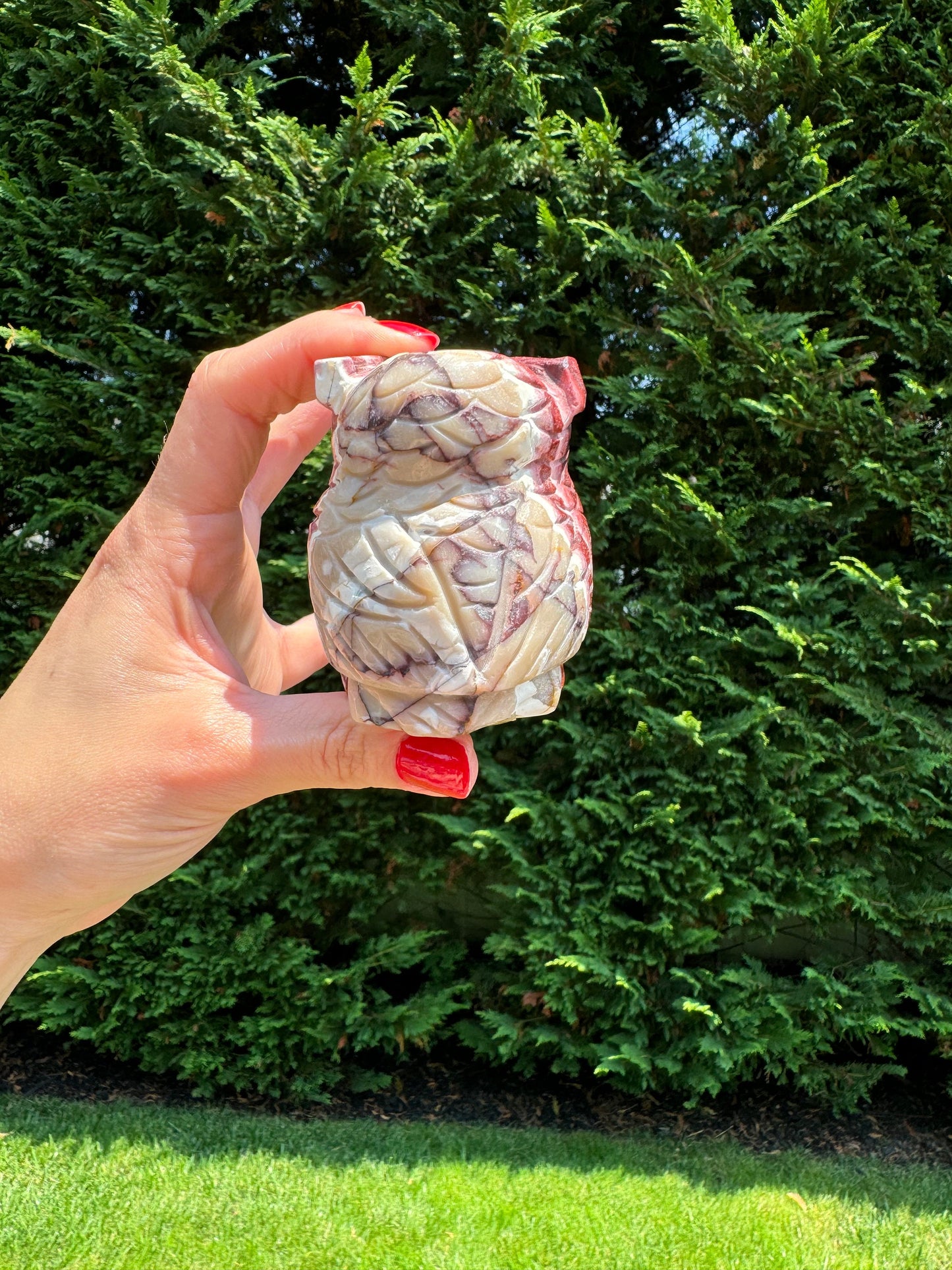 Mookaite Owl Carving