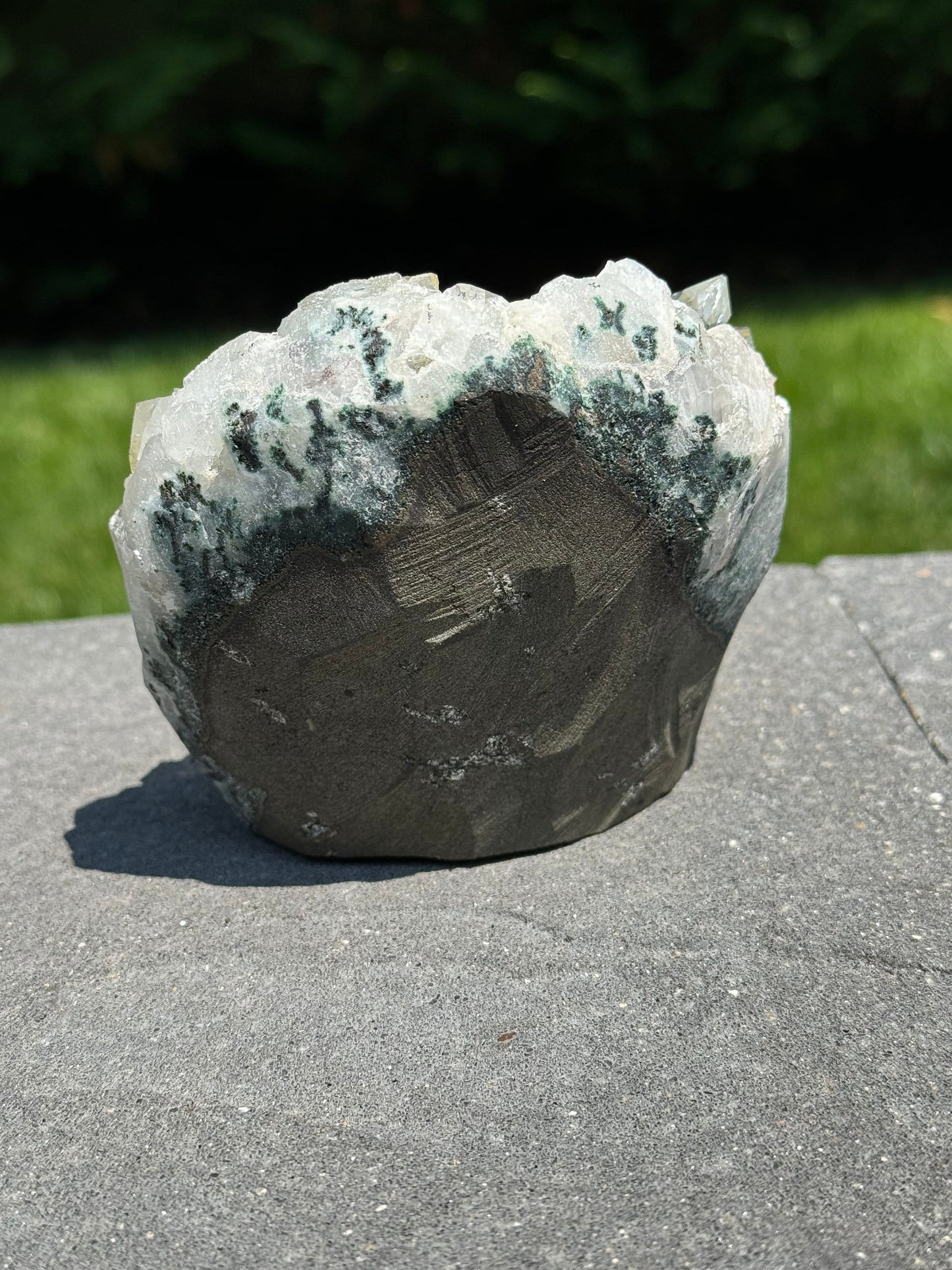 High Quality Diamond Apophyllite & Blue Chalcedony Specimen