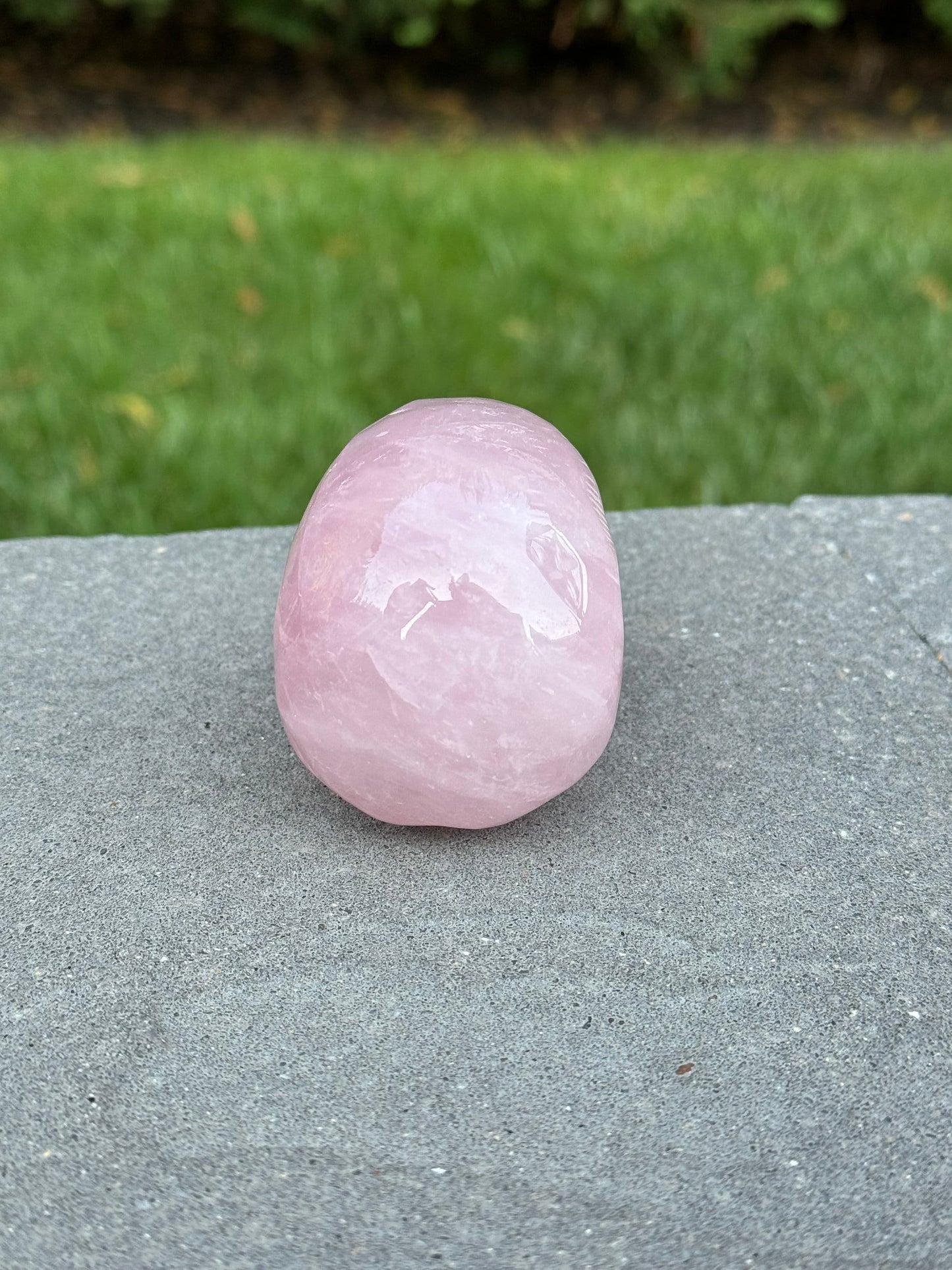 Rose Quartz Skull Carving (2.25")