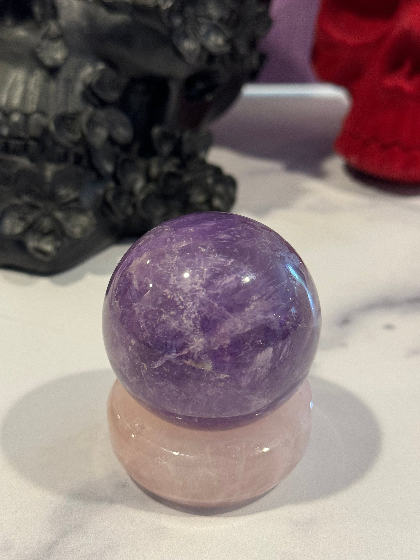 Purple Amethyst Sphere (52MM)