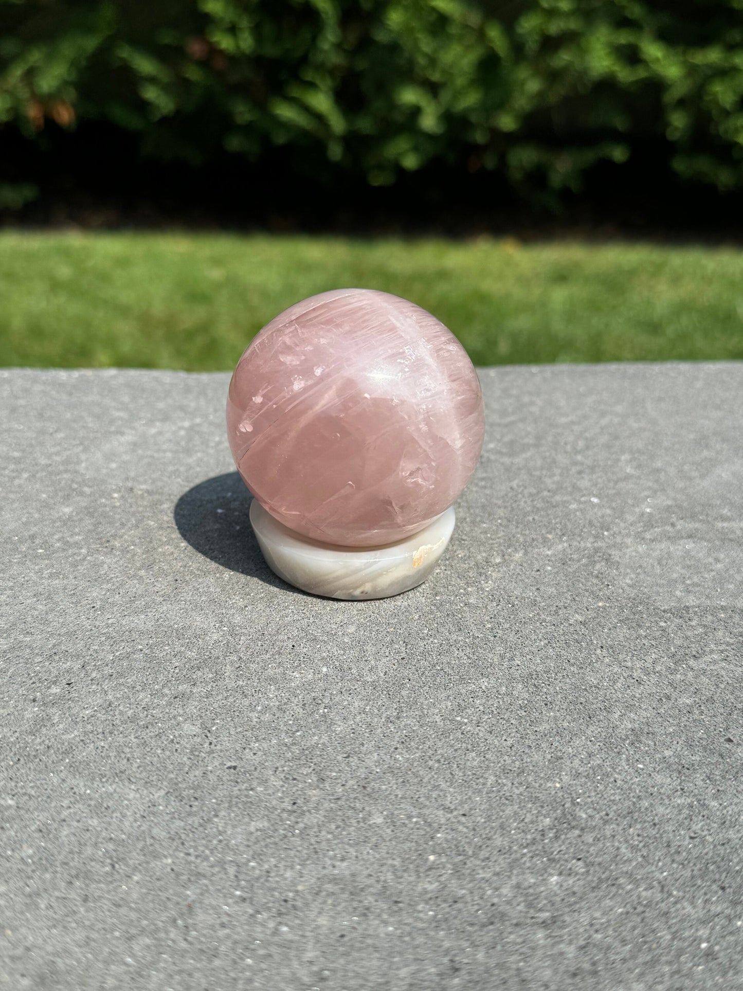 Star Rose Quartz Sphere (60MM)