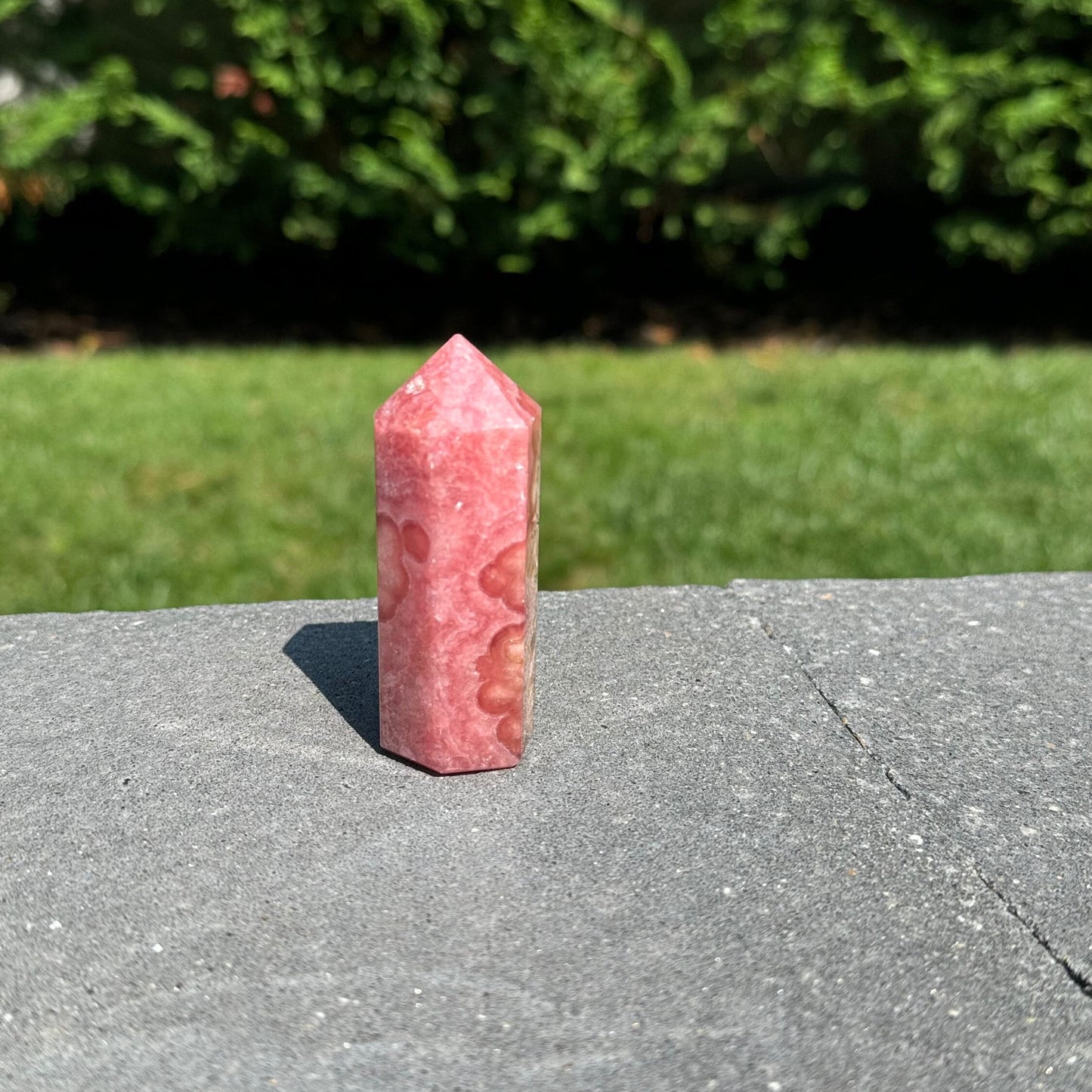 High Quality Rhodochrosite Tower