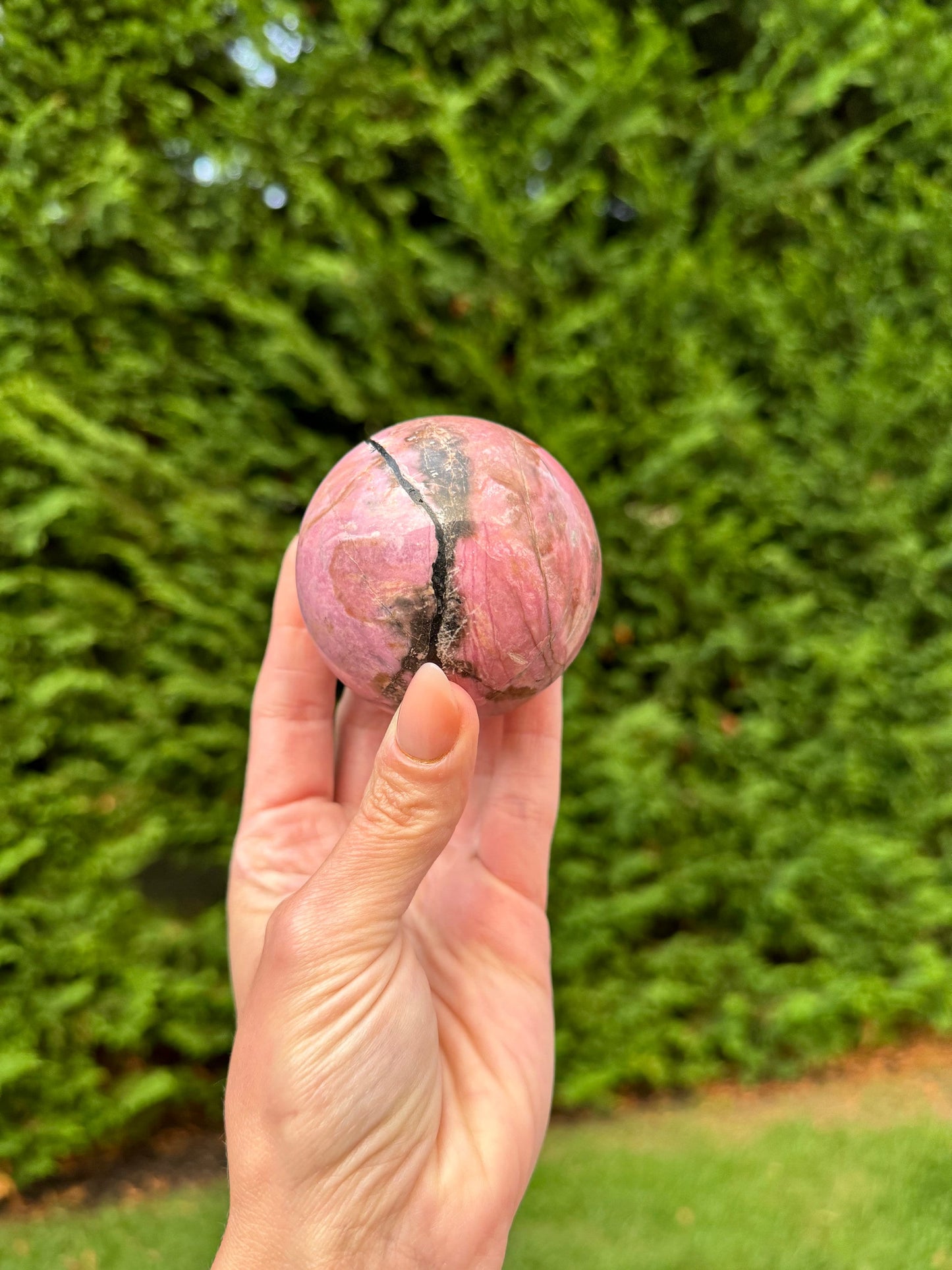 High Quality Rhodonite Sphere (65MM)