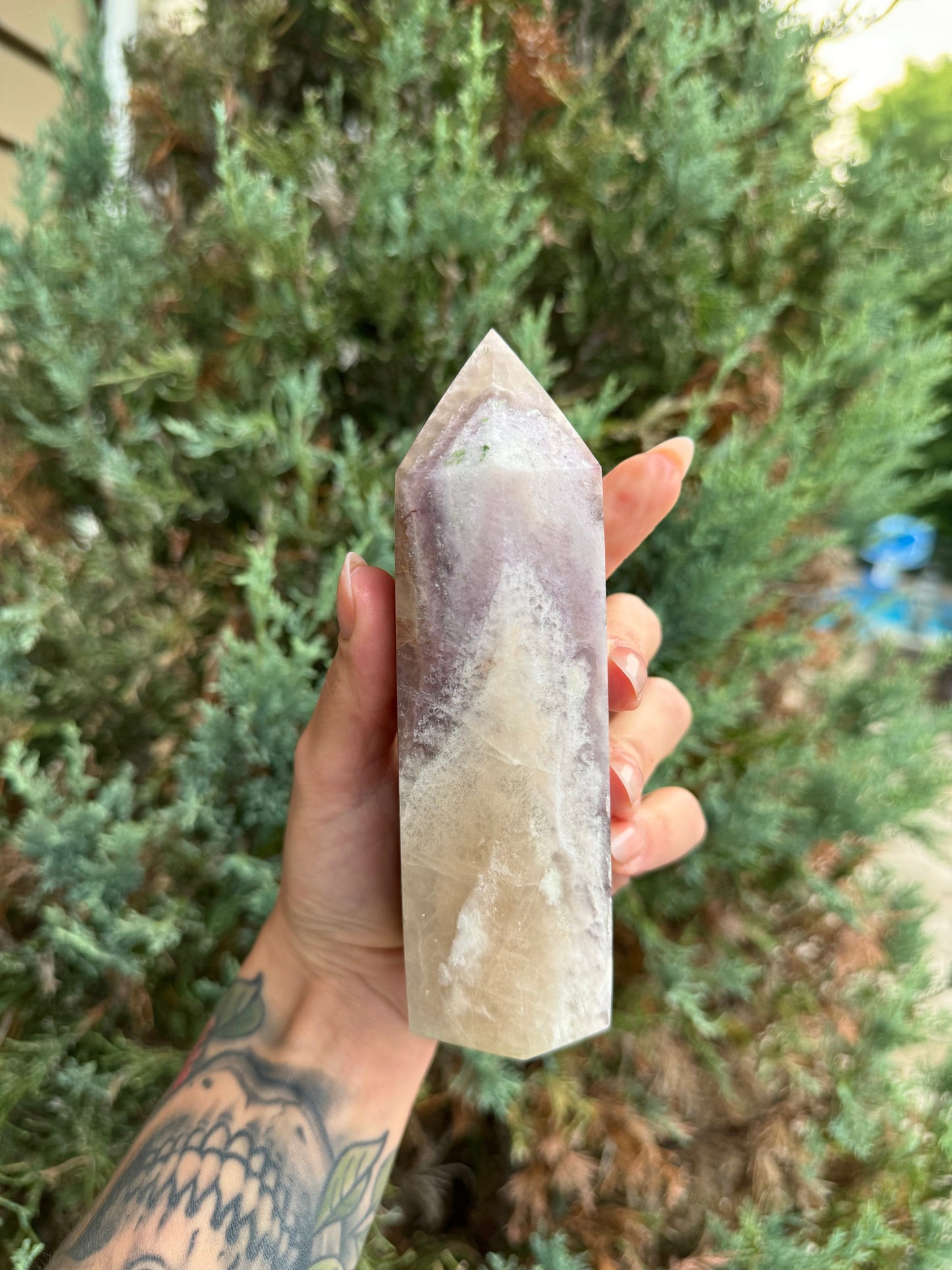 Garden Included Fluorite Tower