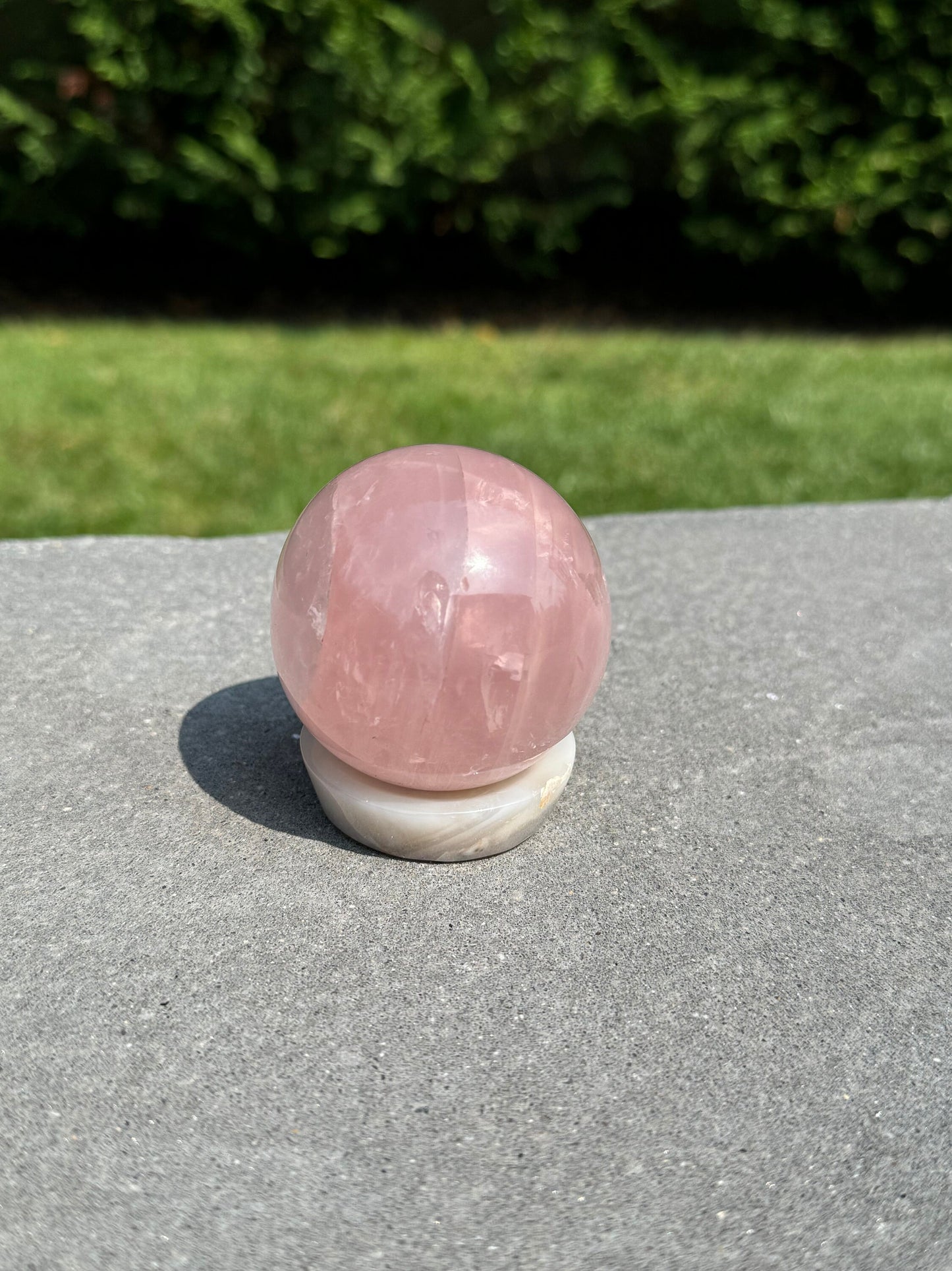 Star Rose Quartz Sphere (60MM)