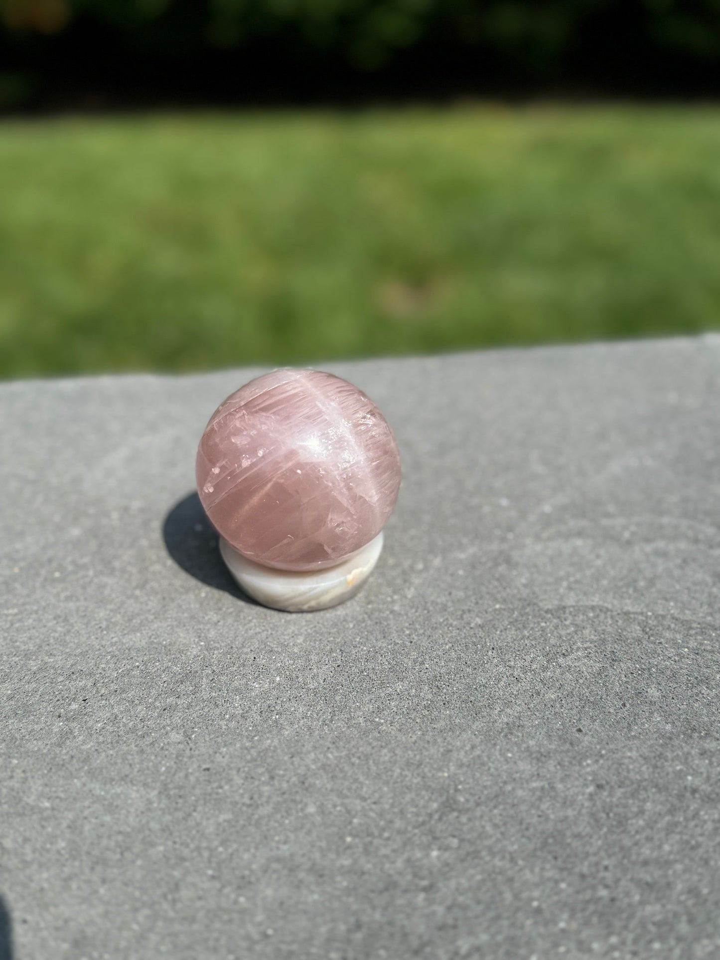 Star Rose Quartz Sphere (60MM)