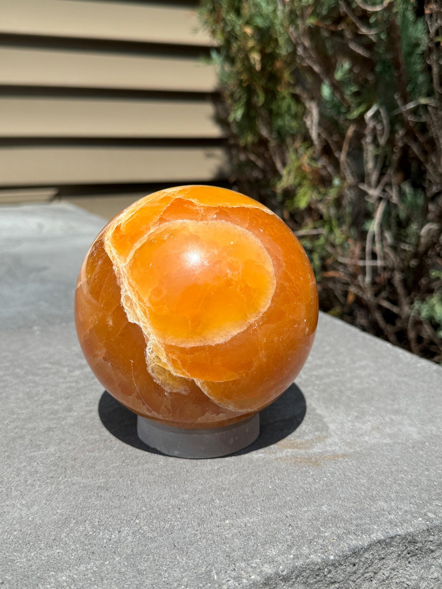 XL Orange Calcite Sphere (112MM)